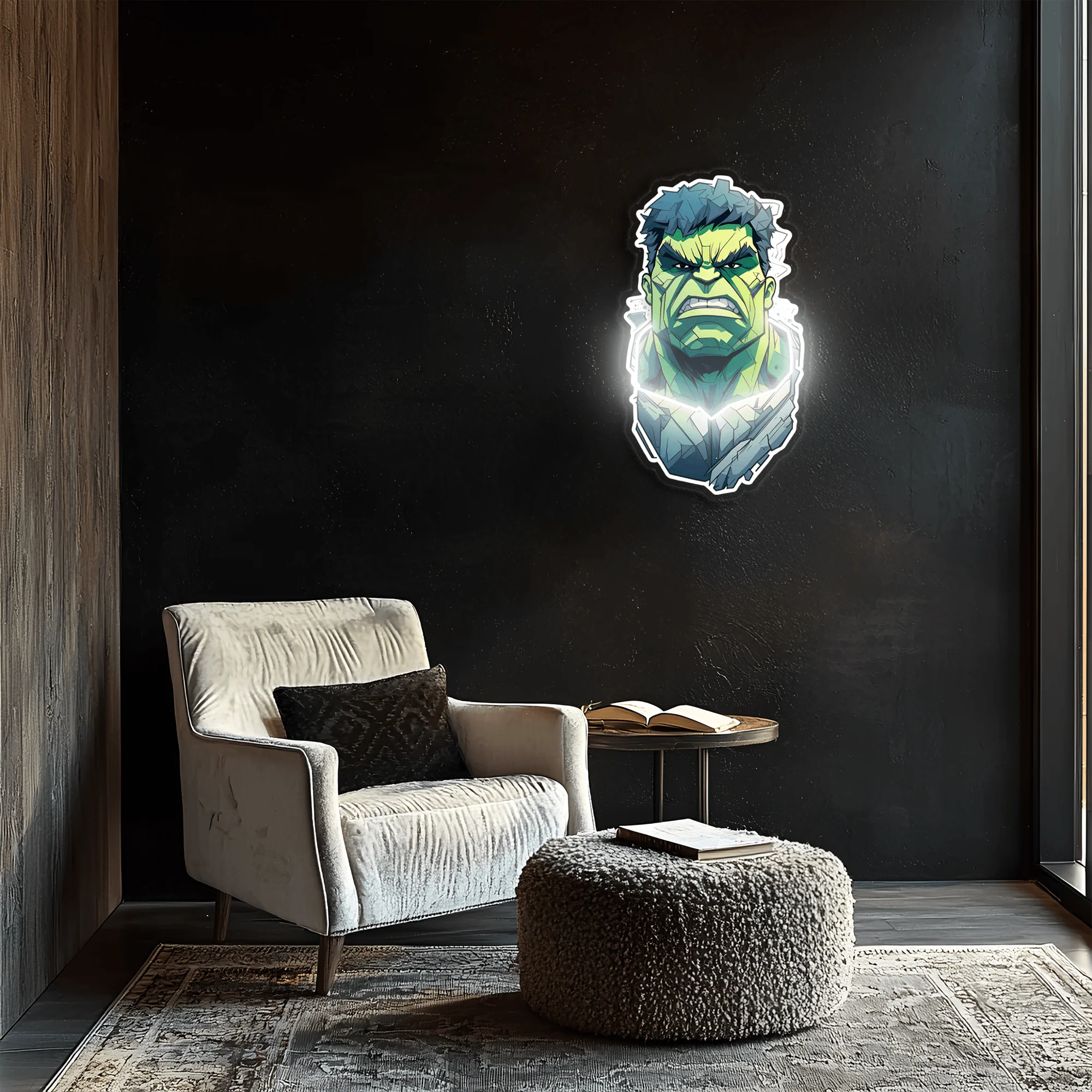 Hulk Neon Sign, Uv Print Neon, Hulk Wall Decor, Uv Print Neon Sign - Image 5