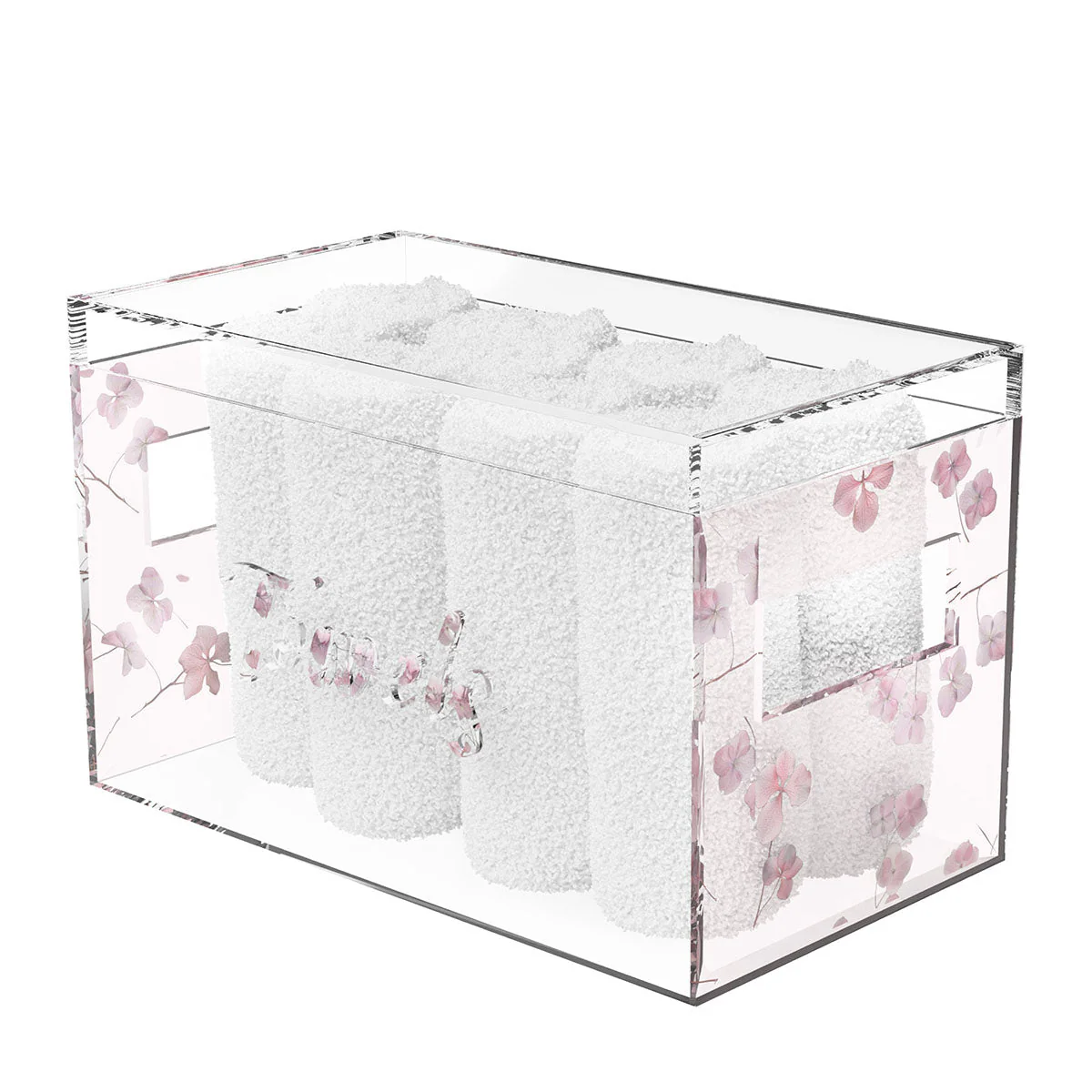 Hydrangea Towel Box