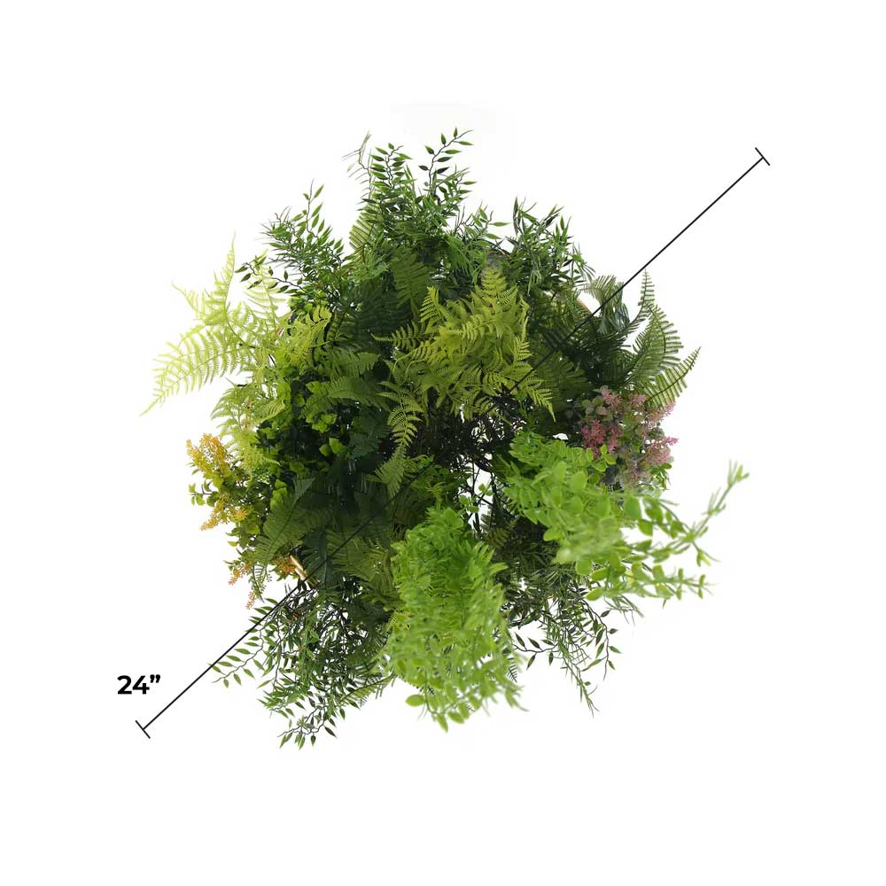 Imitation Premium Gold Artificial Hanging Green Wall Disc 60cm (Limited Edition) - Image 2