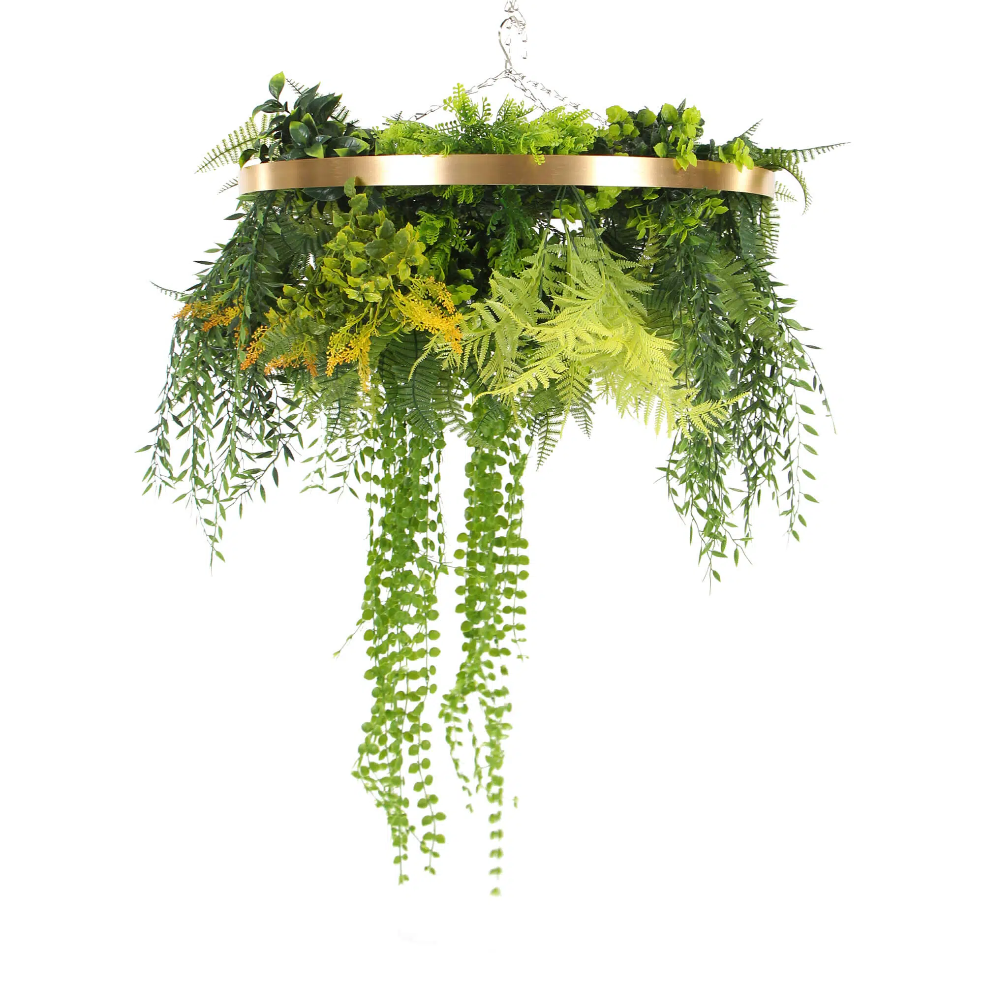 Imitation Premium Gold Artificial Hanging Green Wall Disc 60cm (Limited Edition) - Image 3