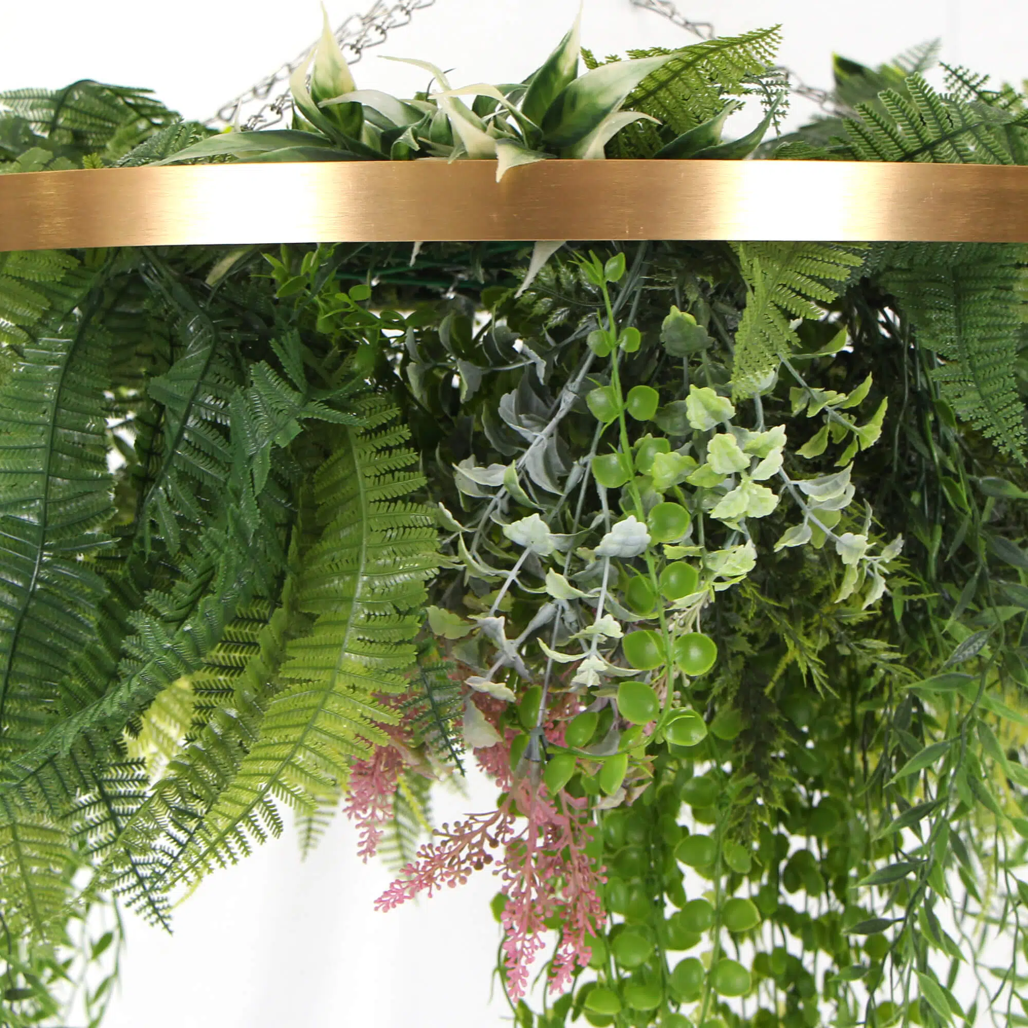 Imitation Premium Gold Artificial Hanging Green Wall Disc 60cm (Limited Edition) - Image 5
