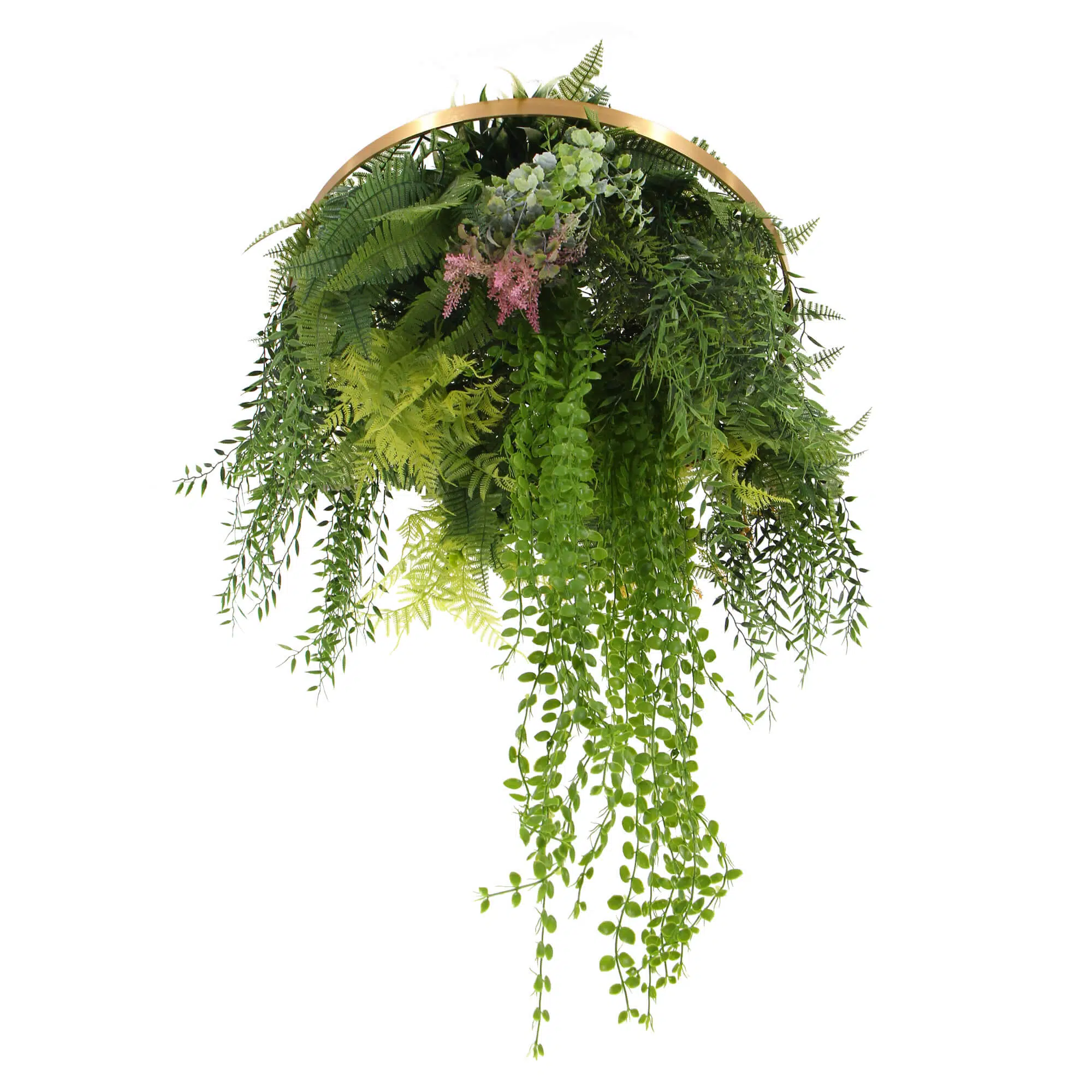 Imitation Premium Gold Artificial Hanging Green Wall Disc 60cm (Limited Edition) - Image 8