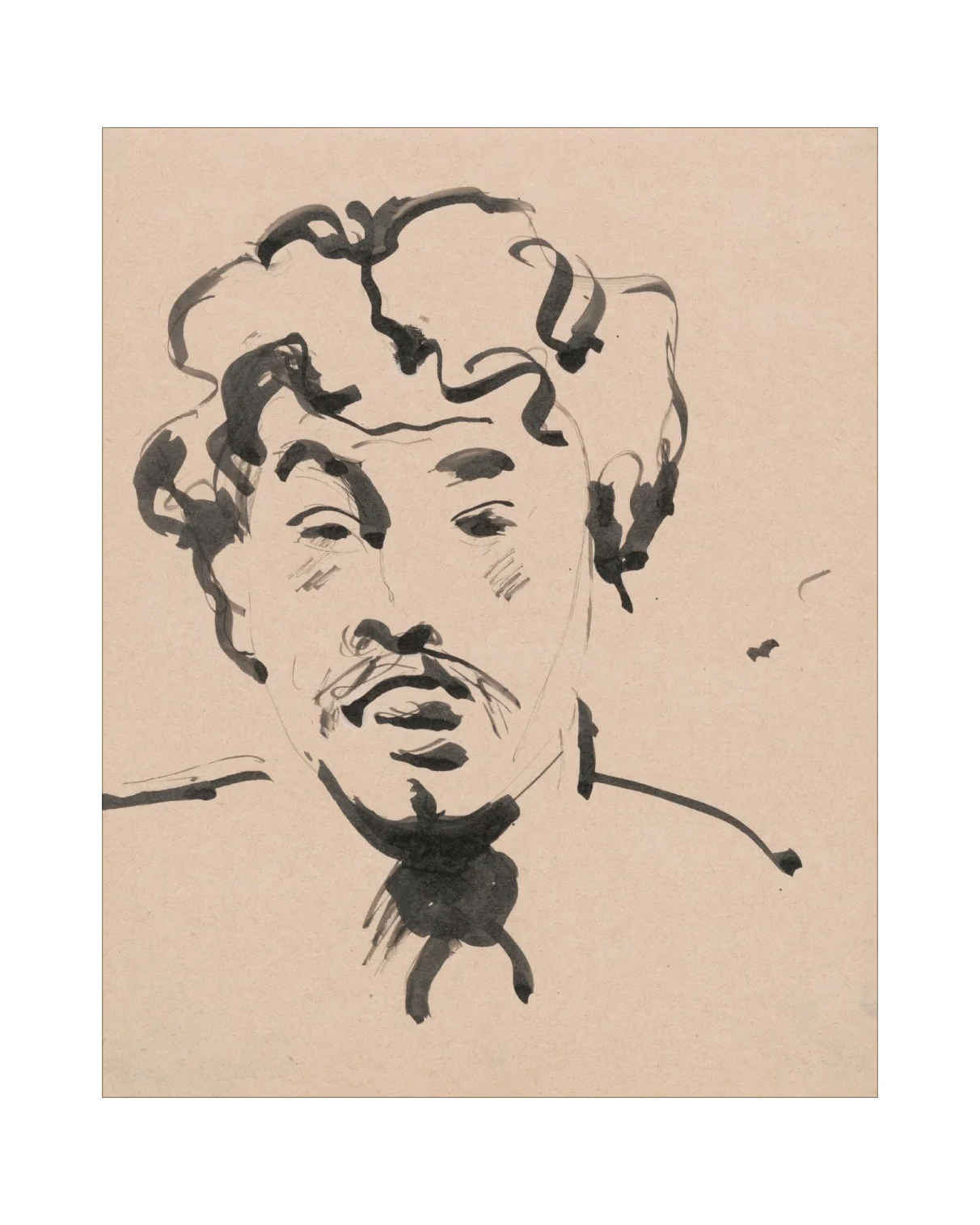 Ink Sketch of a Man - Image 3