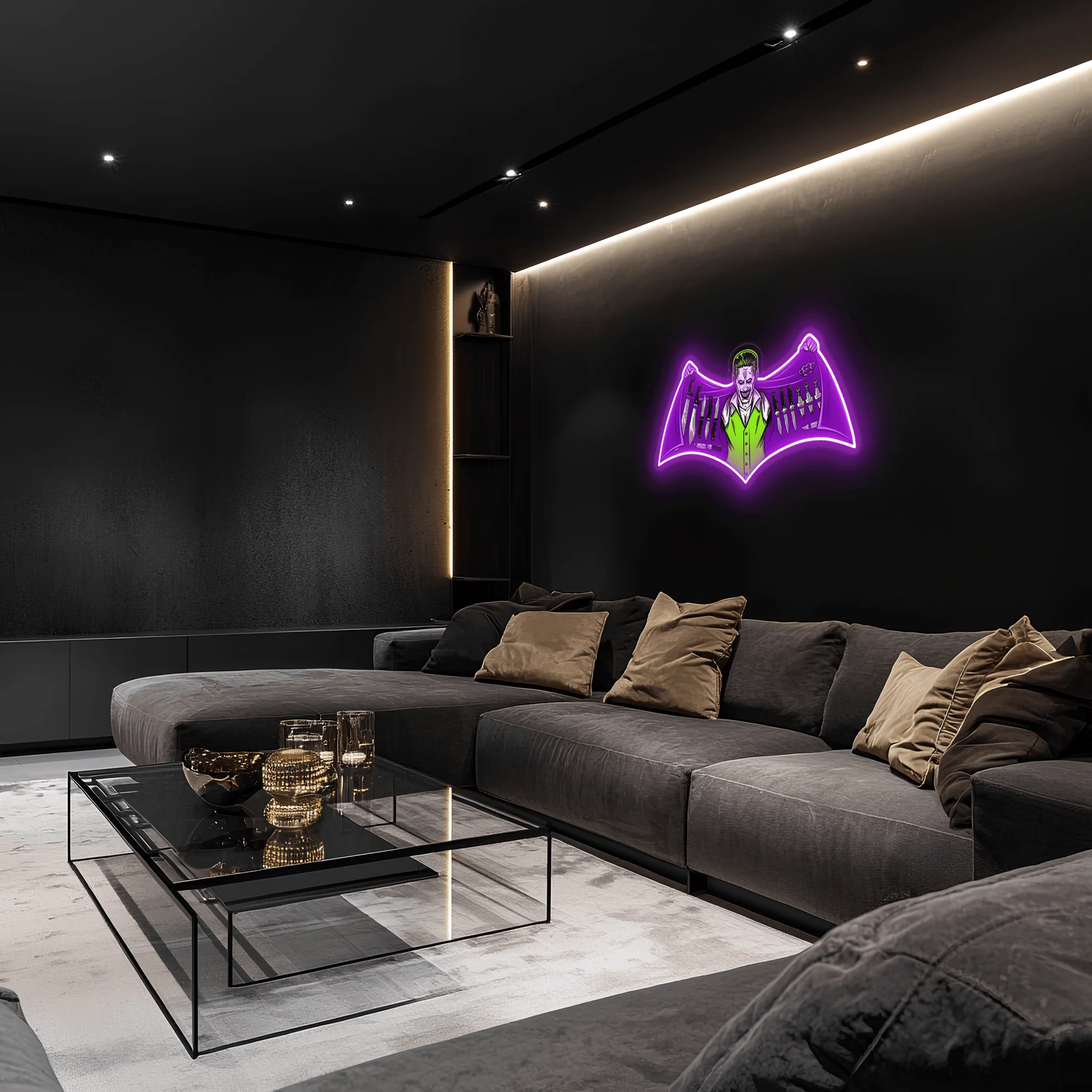 Joker Neon Sign, Uv Print Neon, Joker Uv Print Neon Sign, Neon Wall Art - Image 3
