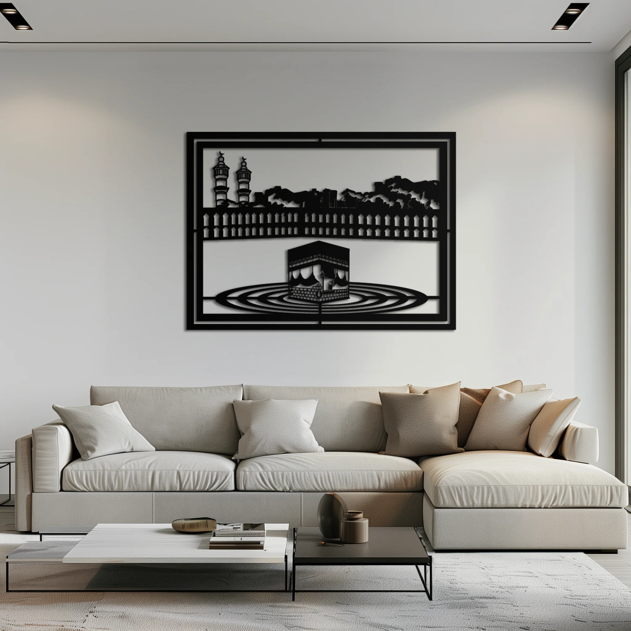 Kaaba Metal Wall Art - Sacred Islamic Wall Decor - KAF232 - Image 5