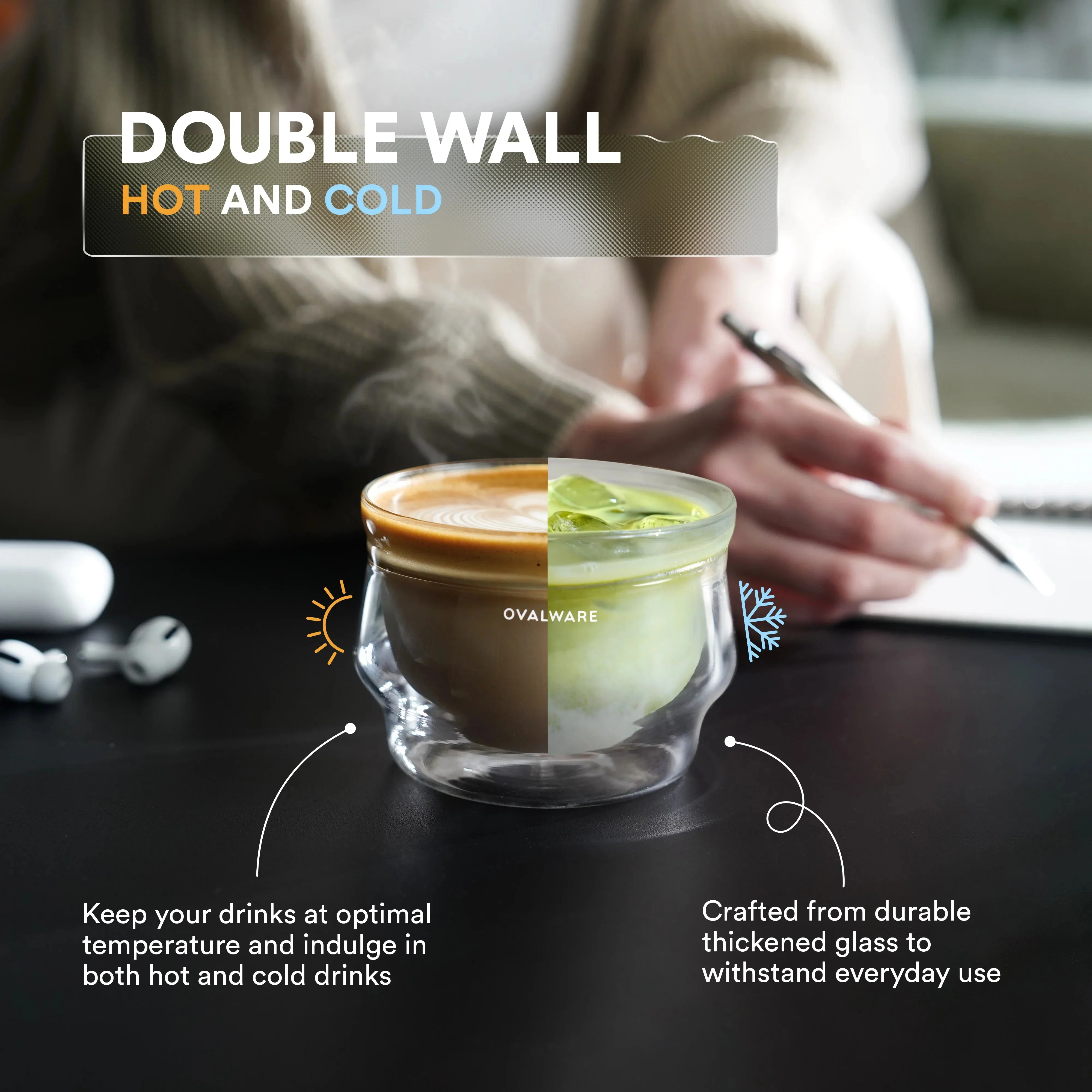 Latte Master Glass - 250ml/8.5oz (Set of 2) - Image 10