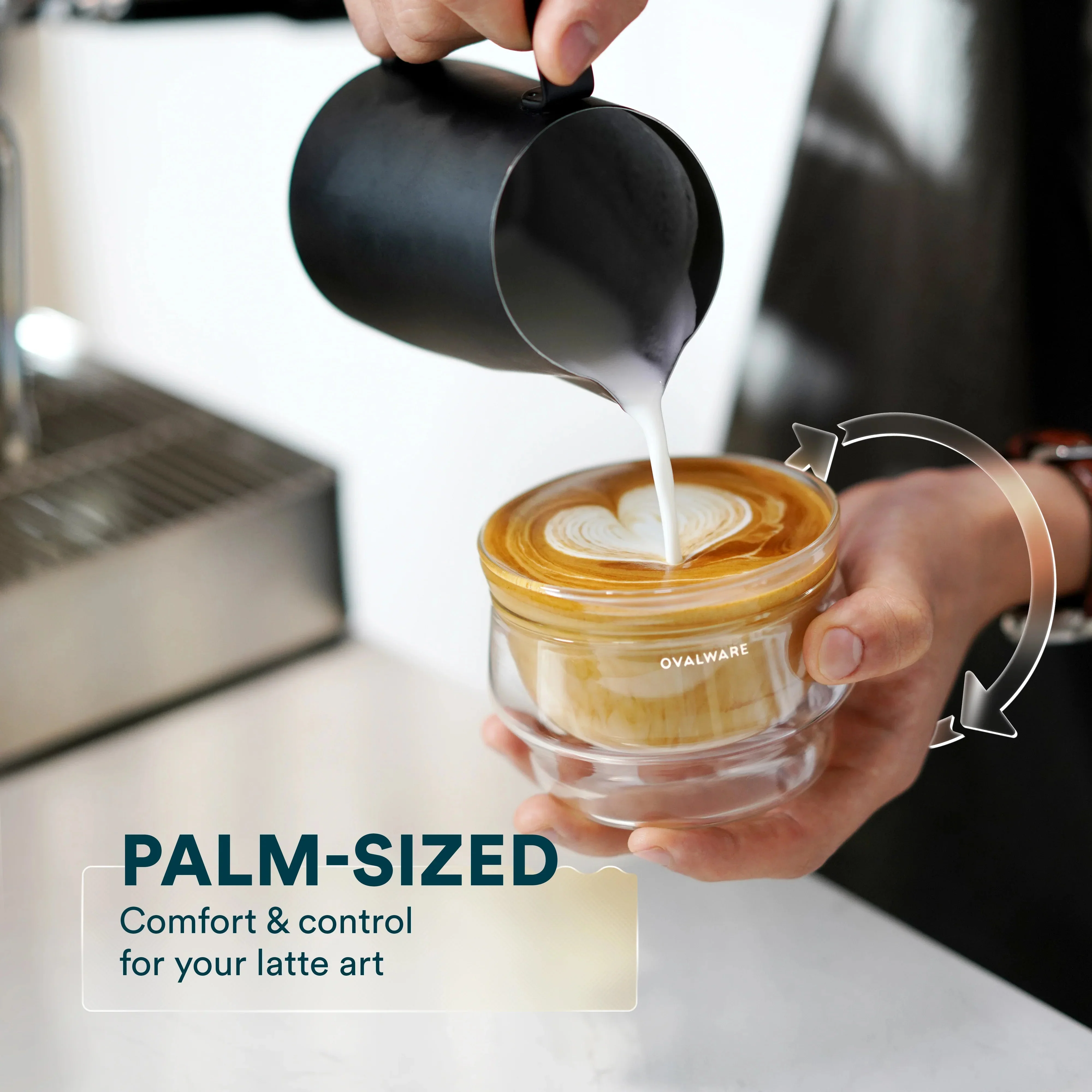 Latte Master Glass - 250ml/8.5oz (Set of 2) - Image 5