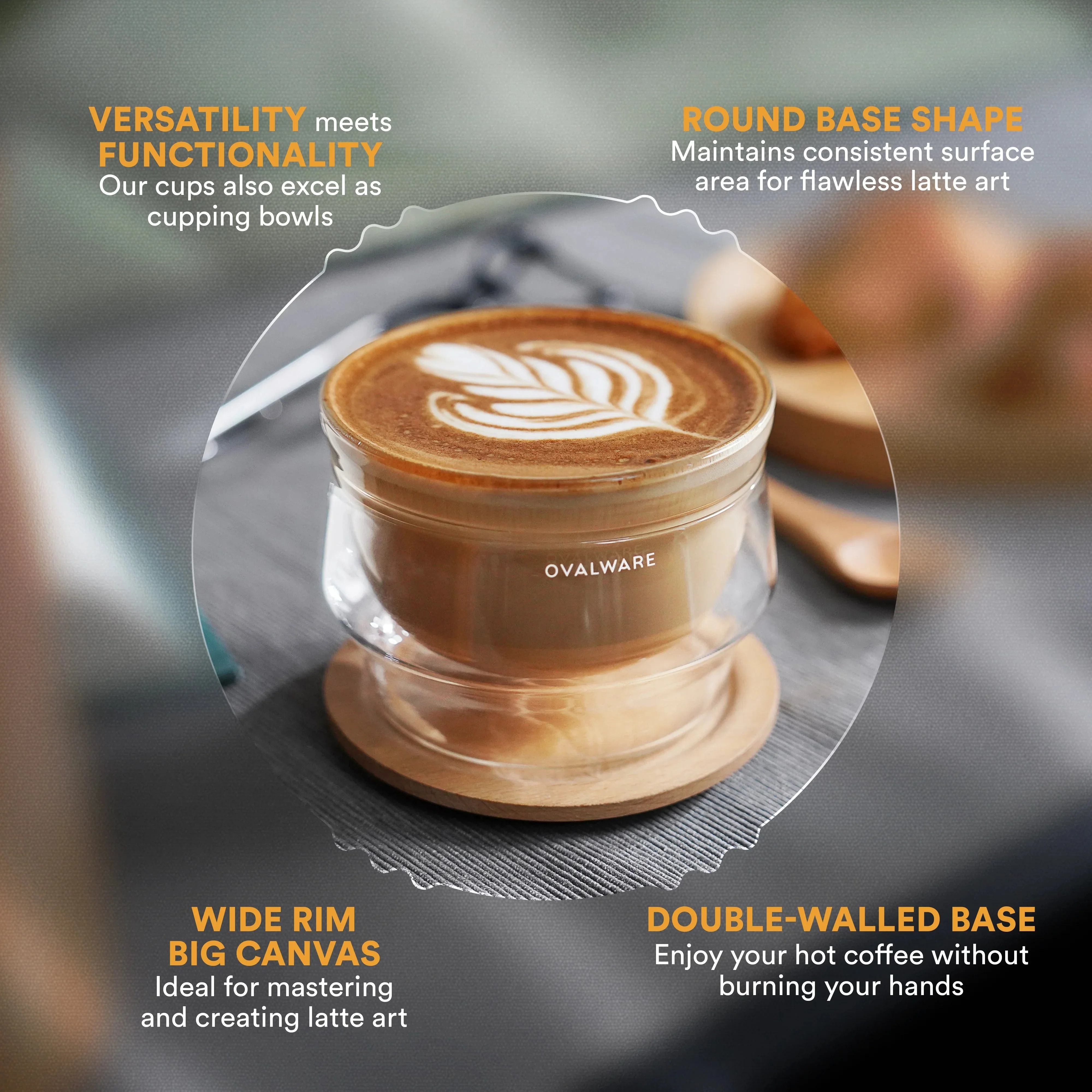 Latte Master Glass - 250ml/8.5oz (Set of 2) - Image 7