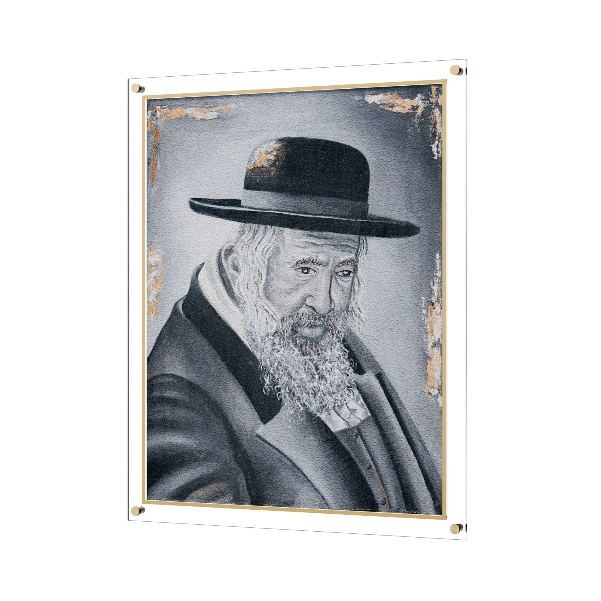 Leatherite Reb Shayale Painting - Image 3