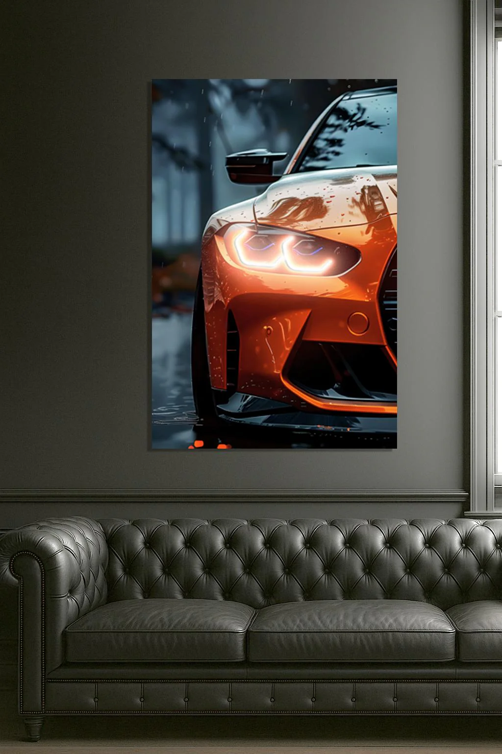 LED UVâPrinted Plexiglass Car Wall Sign with Dimmer - Image 3