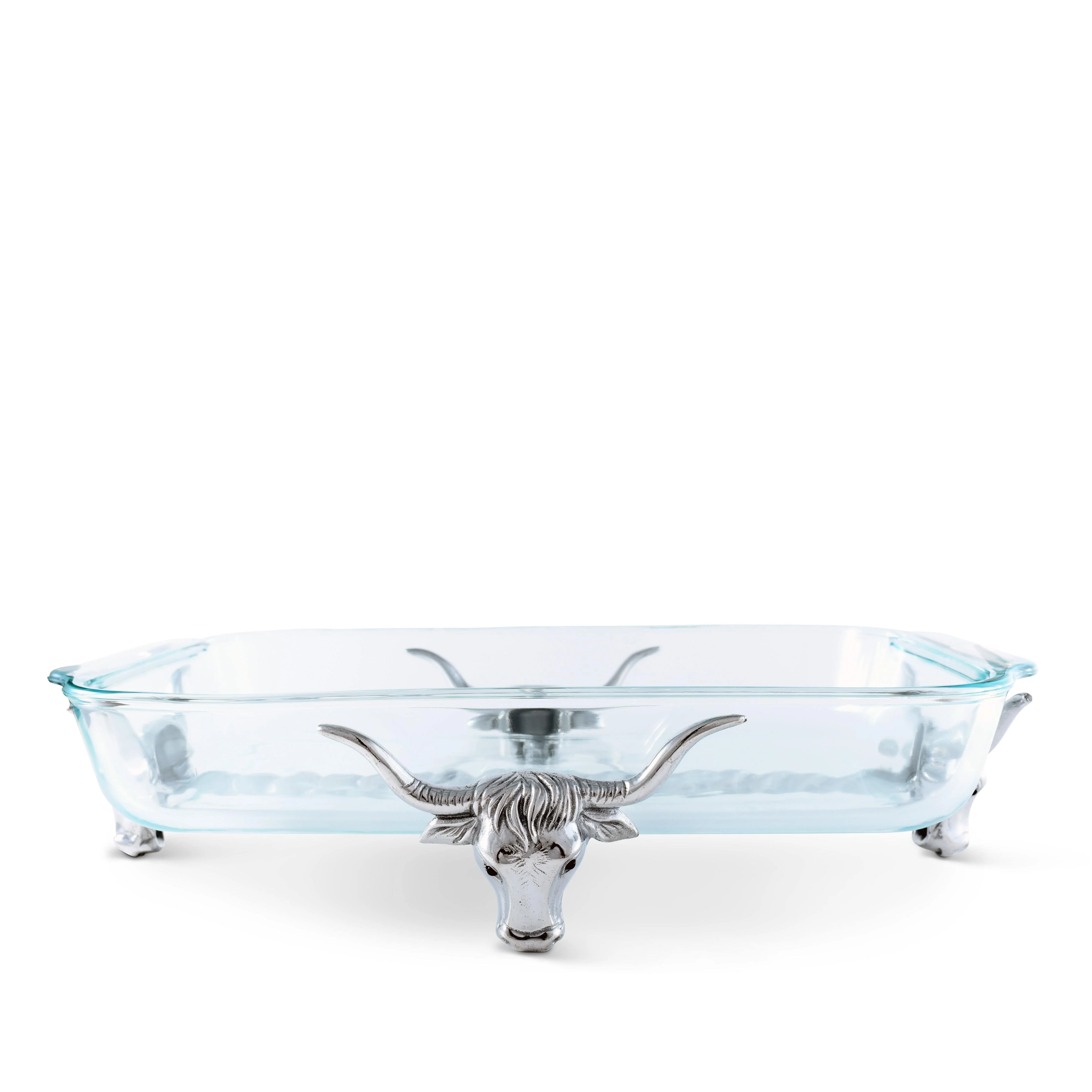 Long Horn Steer Pyrex Holder 3qt - Image 3