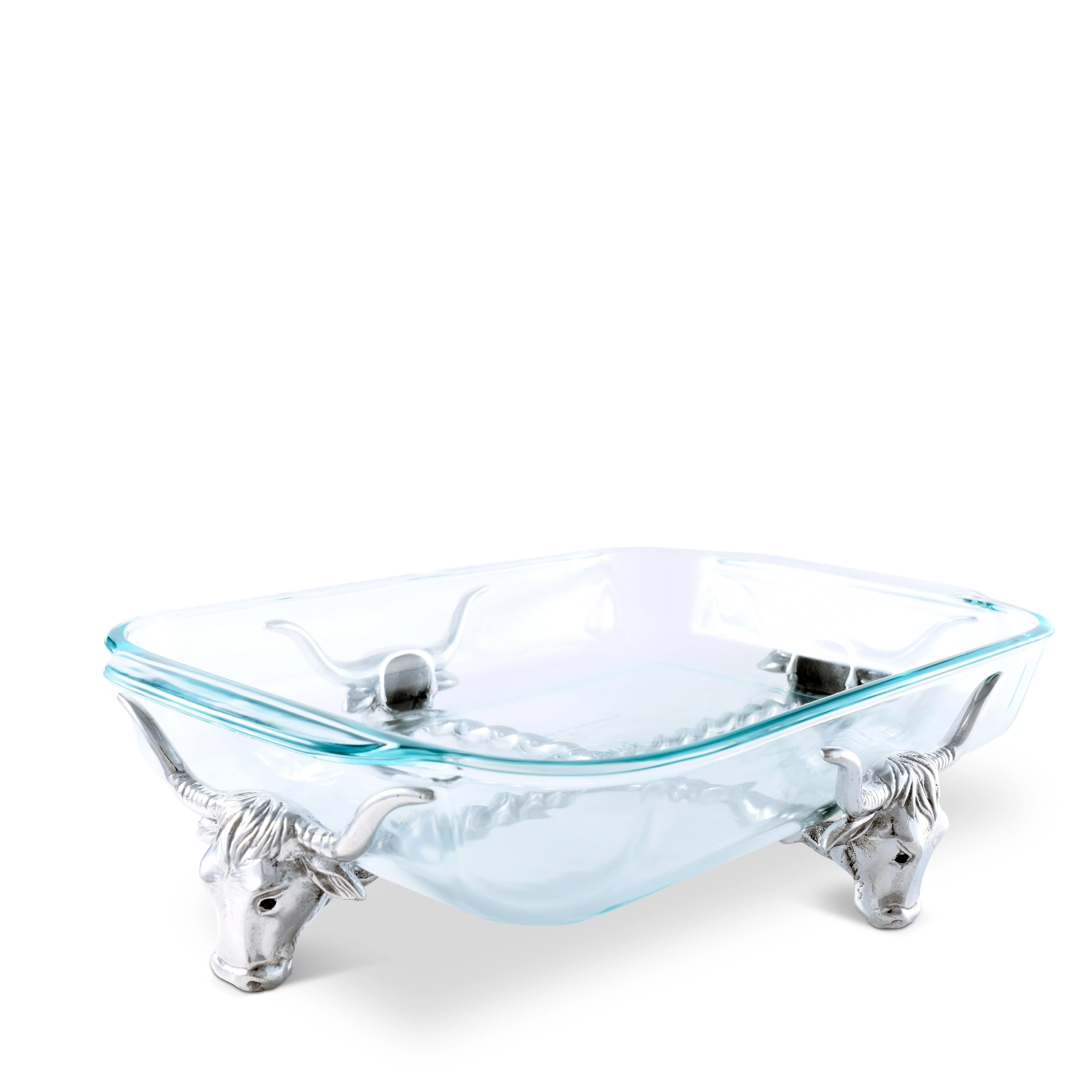 Long Horn Steer Pyrex Holder 3qt - Image 4