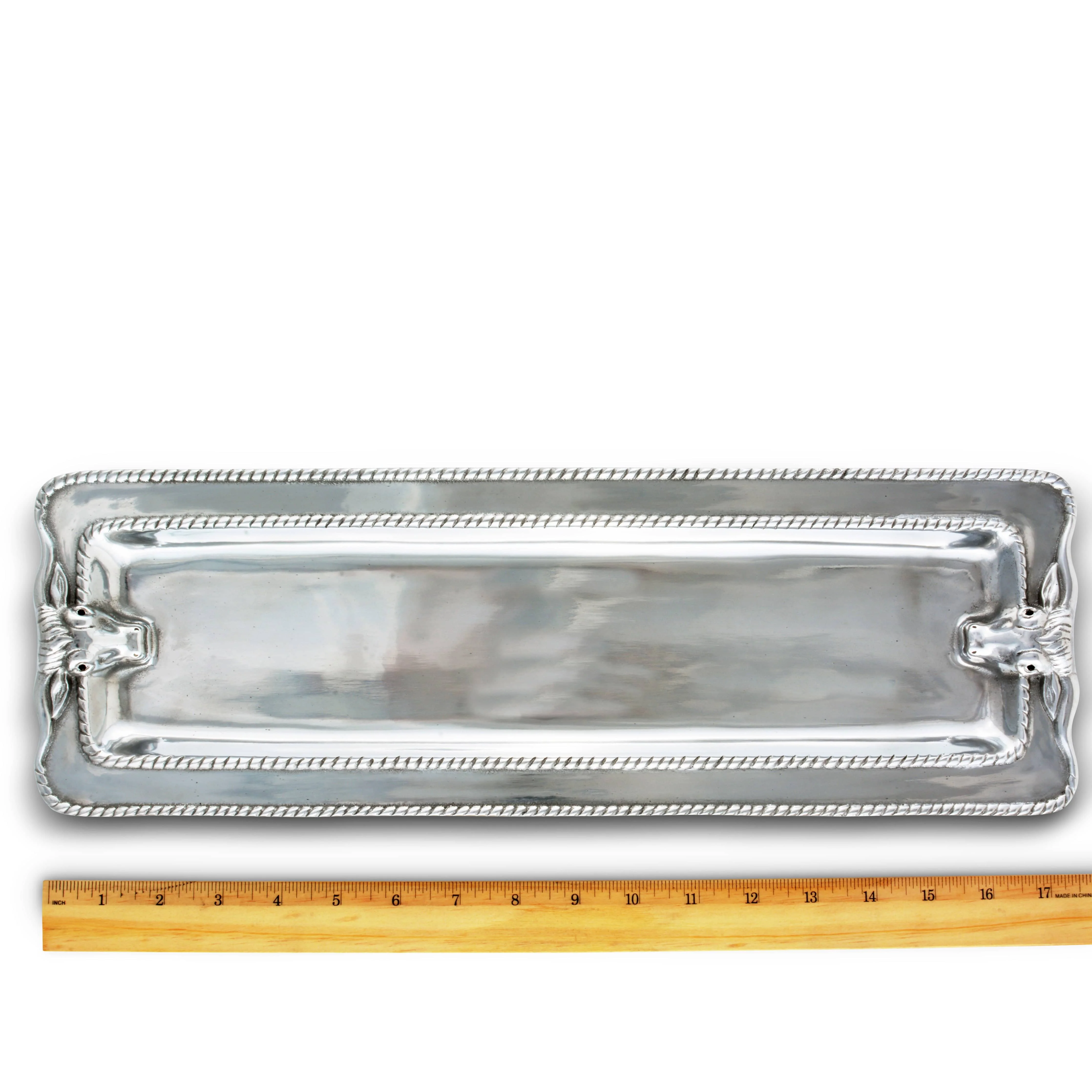 Longhorn with Braid Oblong Tray - Image 13