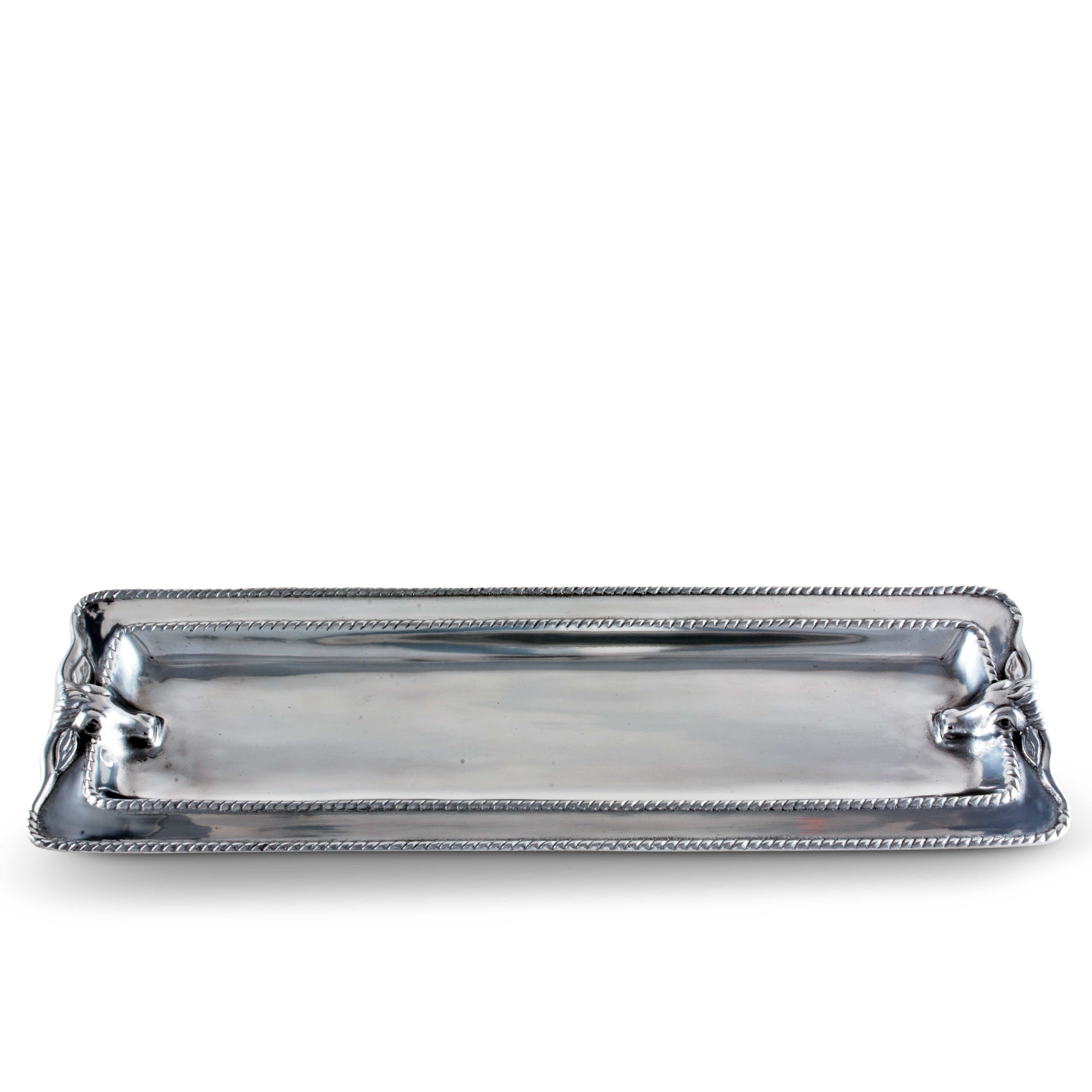 Longhorn with Braid Oblong Tray - Image 5