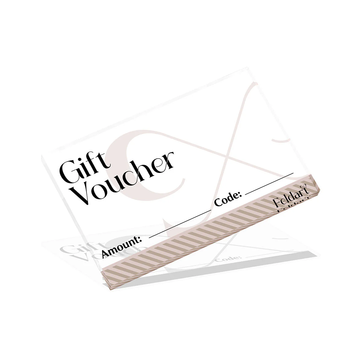Lucite Gift Card
