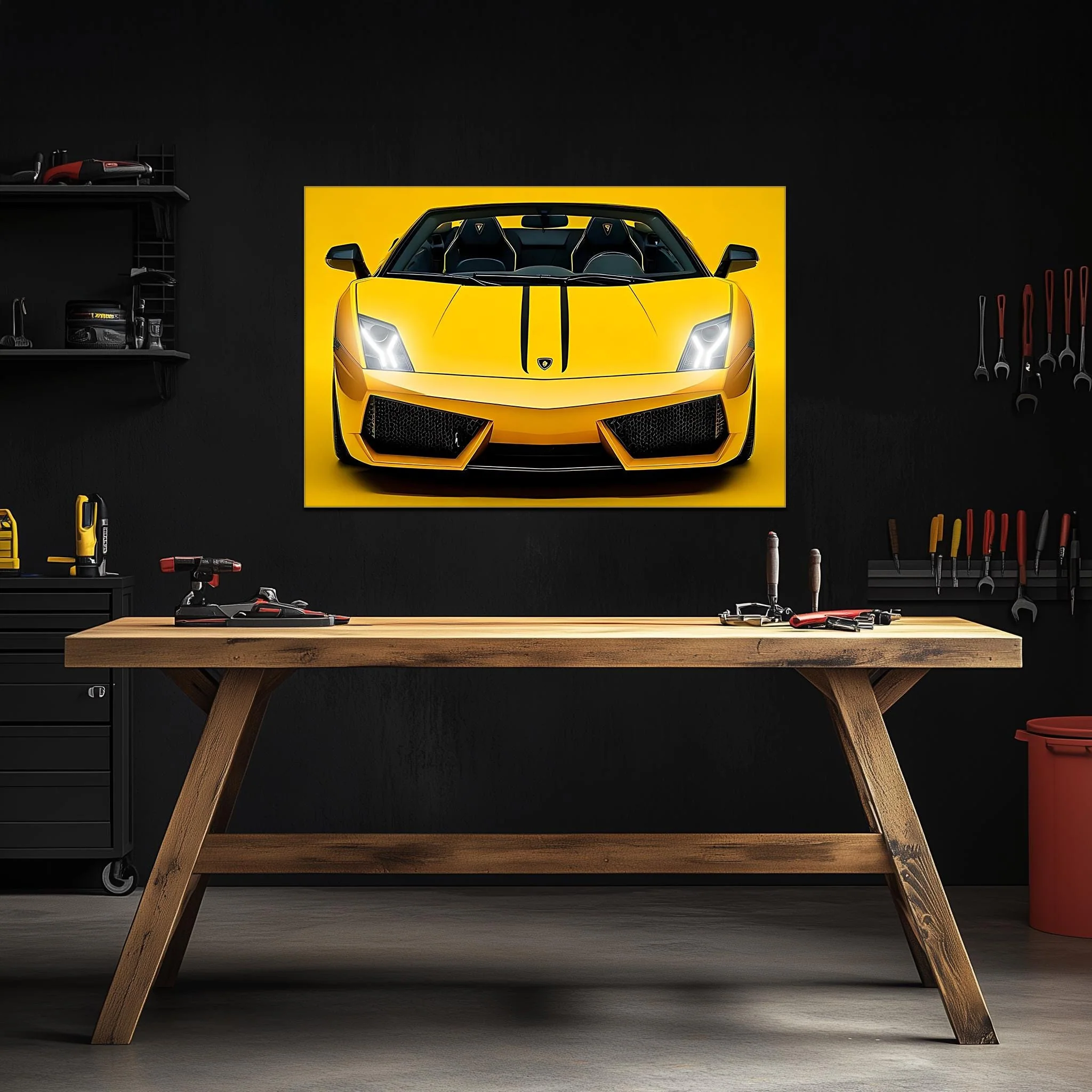 Luxury Supercar Neon Wall Art - UV Printed LED Plexiglass Sign for Garage, Man Cave & Exotic Car Lovers - Adjustable Light and Free Shipping - Image 2