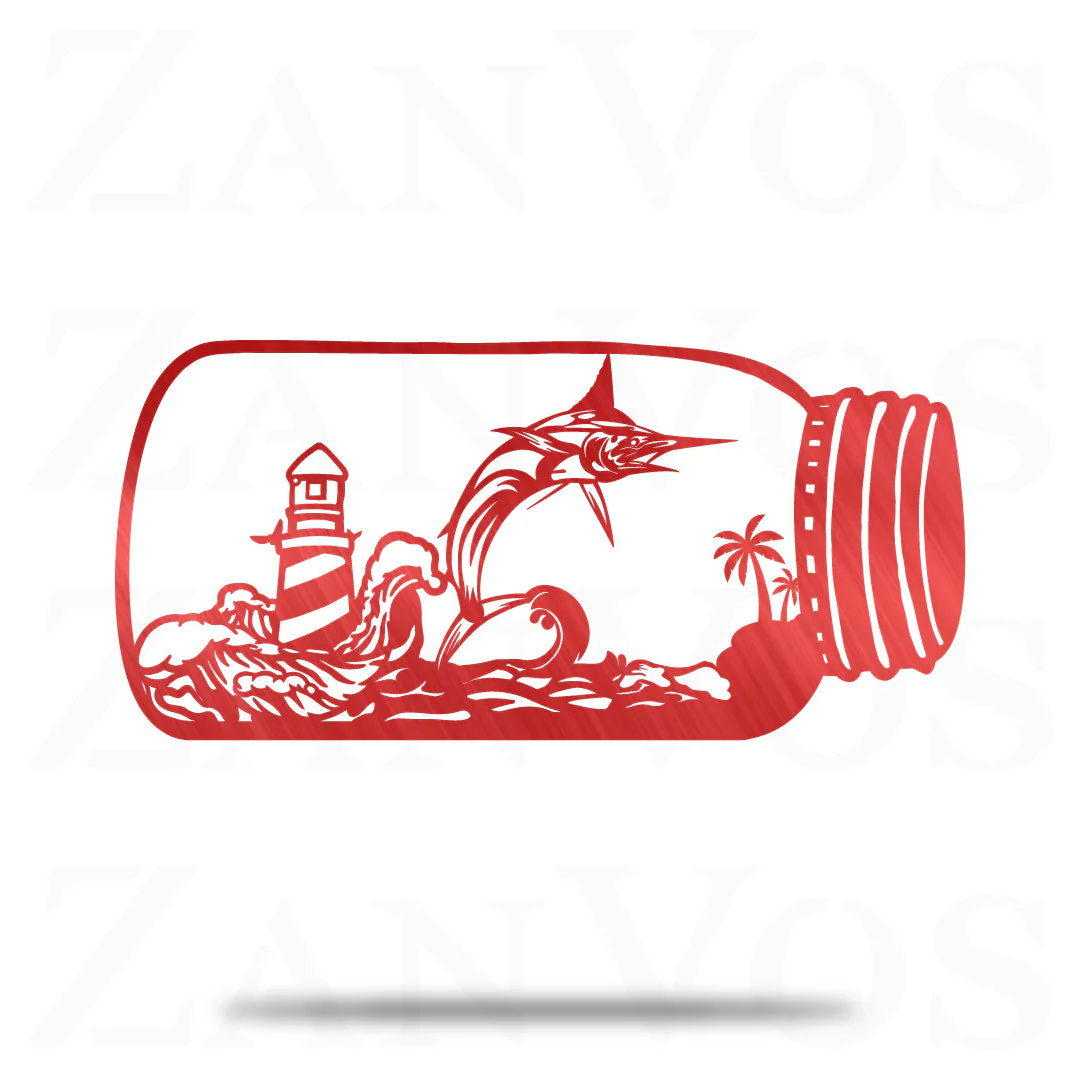 Marlin Fish In The Jar - Image 7