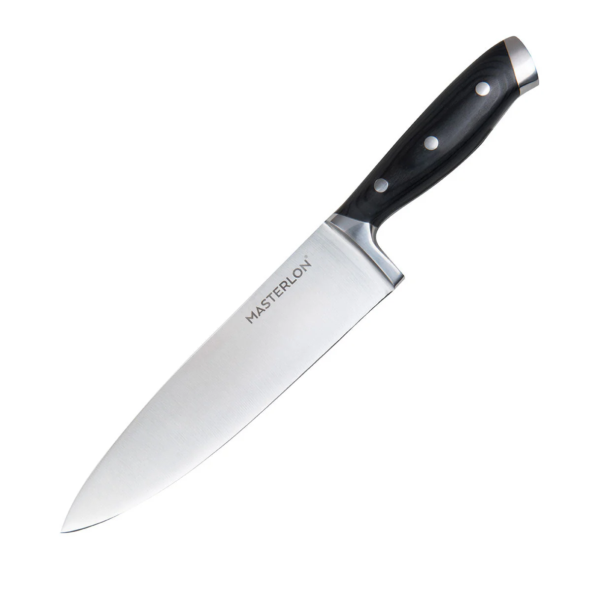 MASTERPAN Essential Chef’s Knife Bundle - 8" Chef’s Knife, 8" Slicer Knife & 7" Santoku Knife - Stainless Steel Blades with Protective Covers - Image 18