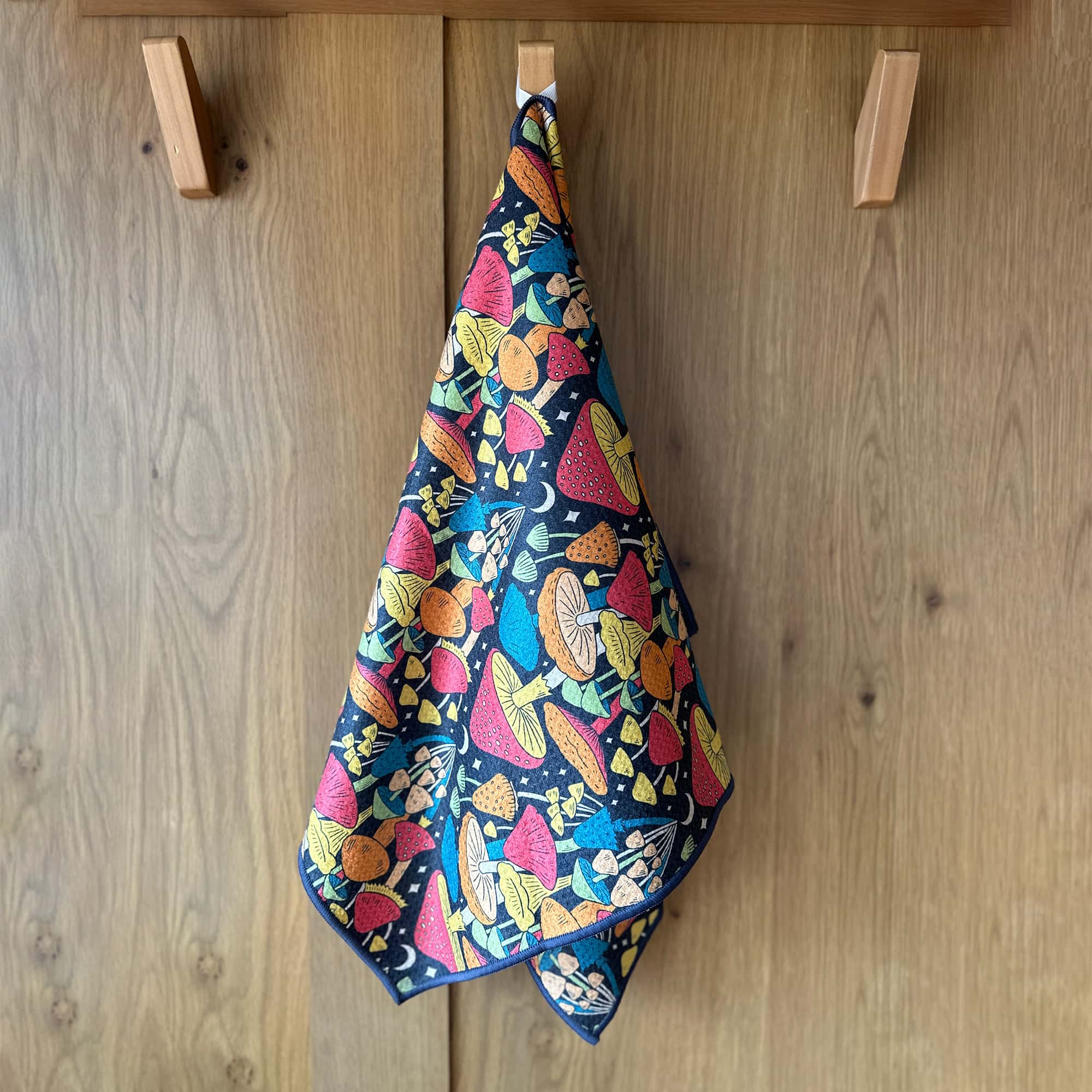 Midnight Mushroom Kitchen & Tea Towel - Image 4