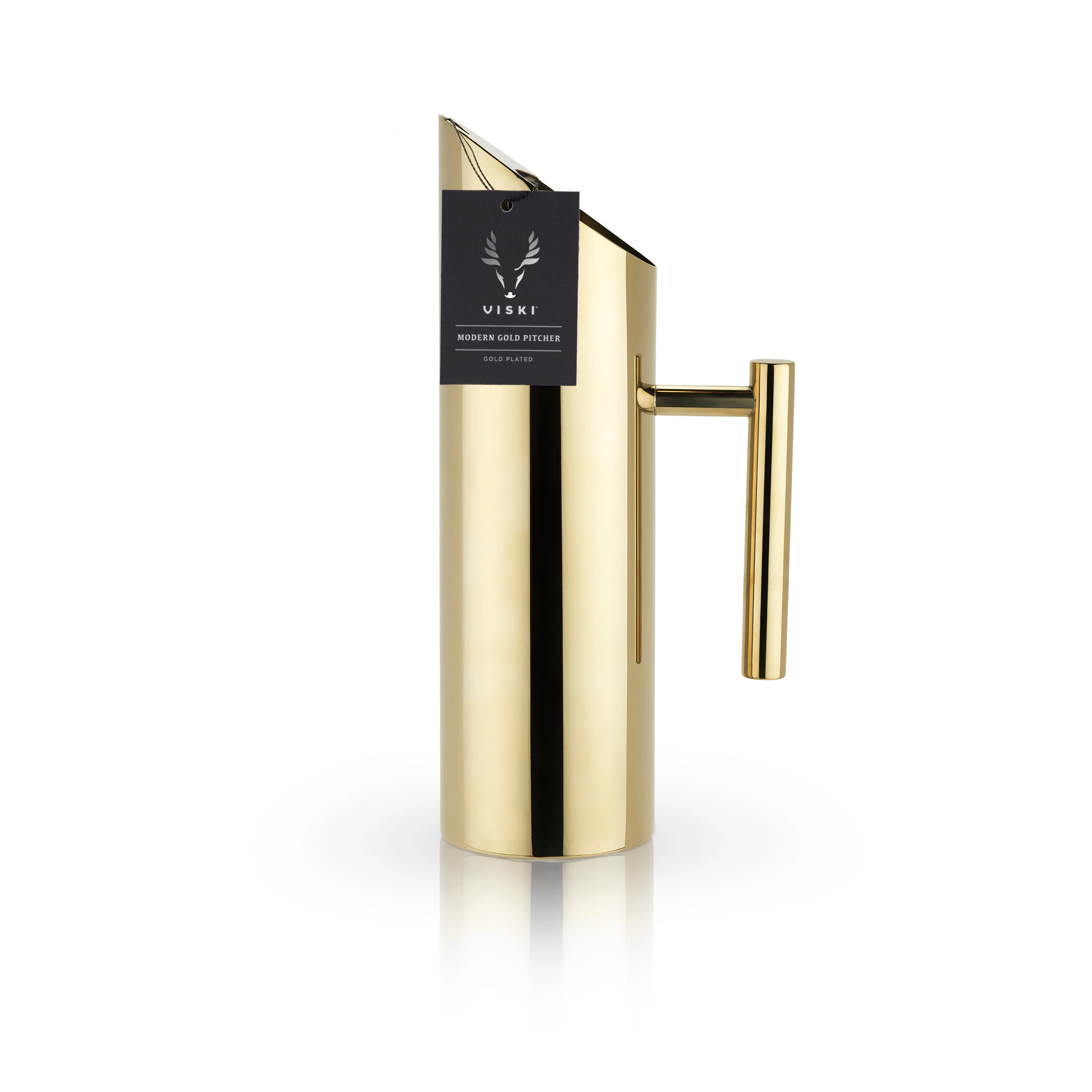 Modern Stainless Steel Pitcher in Gold - Image 7