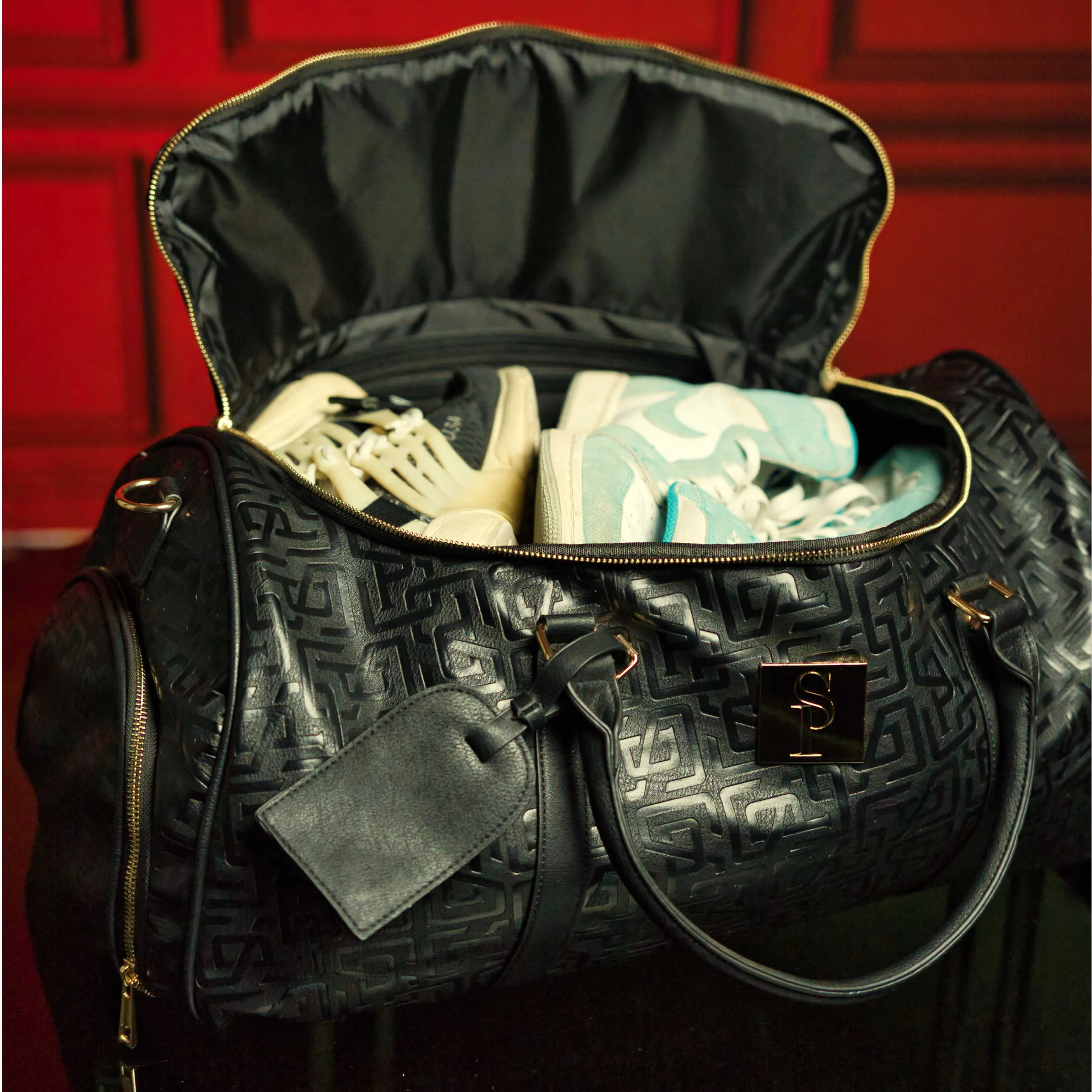 Monogram Leather Signature Bag Set (Signature and Duffle) - Image 5