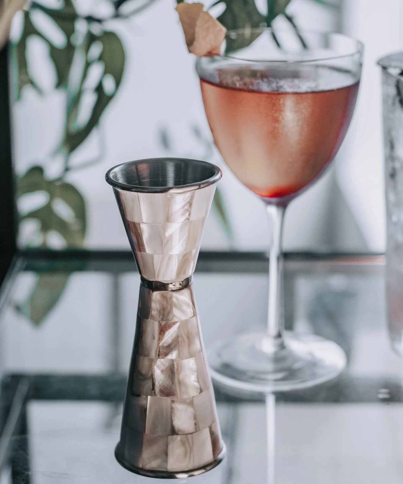 Mother of Pearl Collection | Japanese-Style Jigger | Precision Cocktail Measuring - Image 2