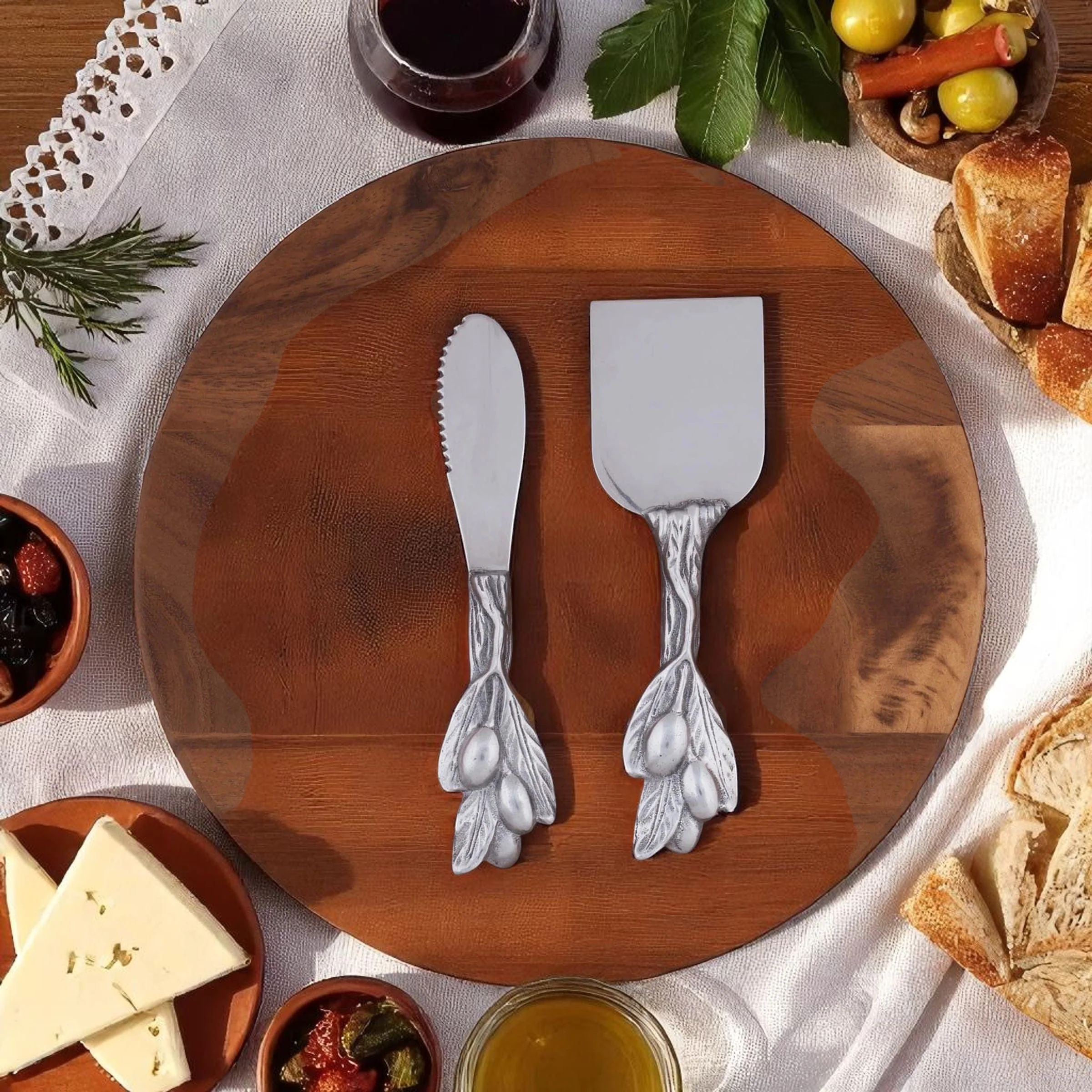 Olive Cheese Tool Set - Image 2