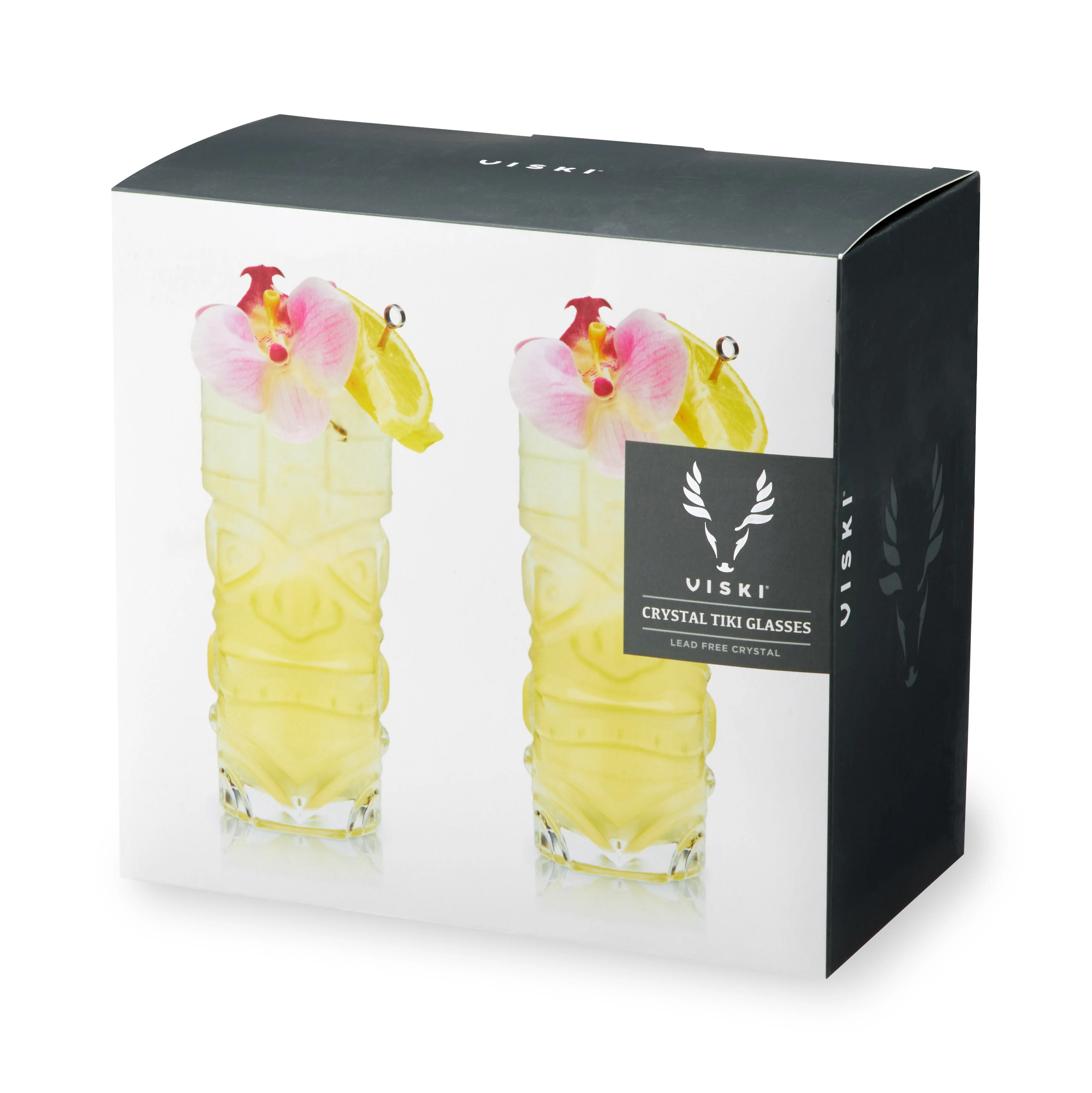 Pacific Crystal Tiki Glasses Set of 2 - Image 7