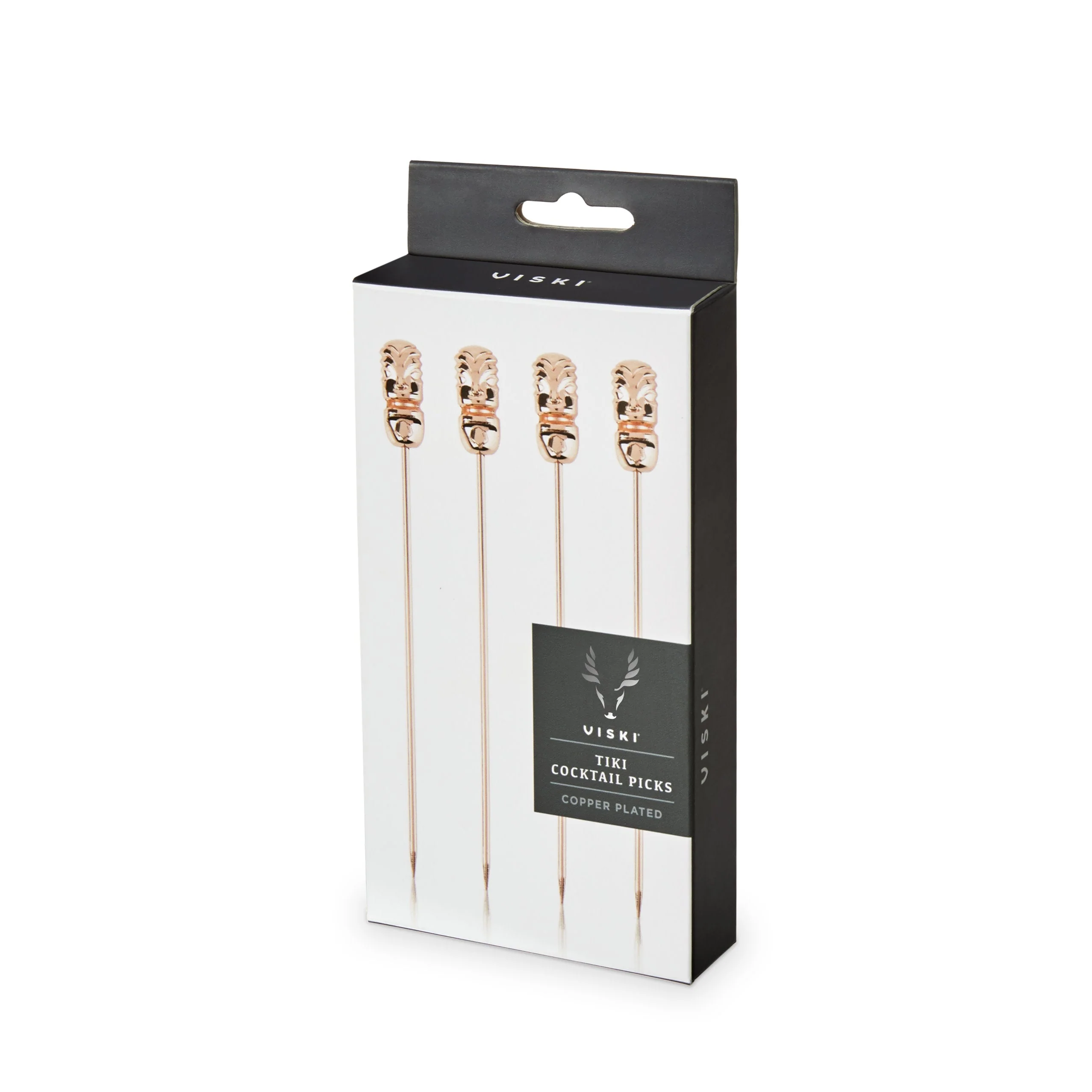 Pacific Tiki Cocktail Picks in Copper Set of 4 - Image 6