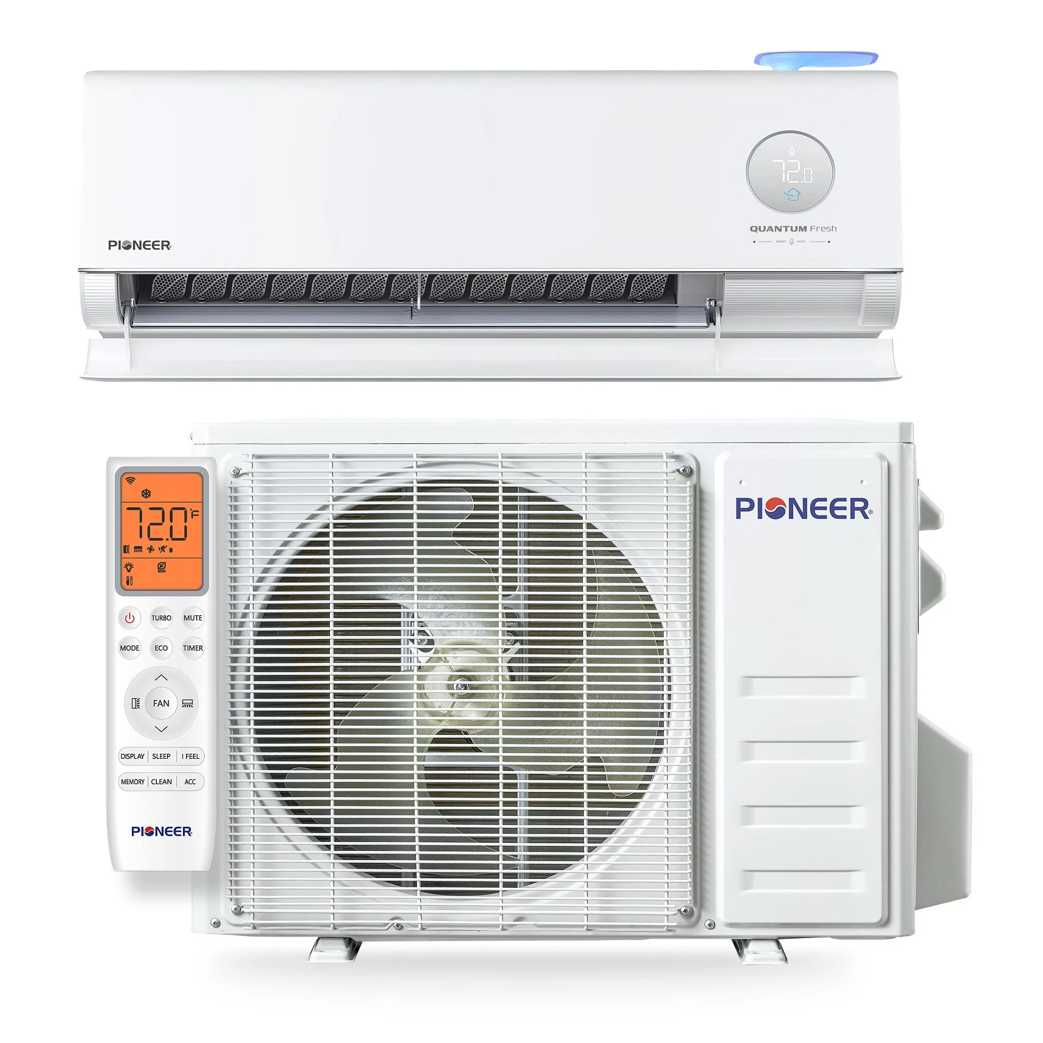 Pioneer® Quantum Fresh™ 12,000 BTU 24 SEER2 High-Wall Ductless Mini-Split Fresh Air Conditioner Inverter Heat Pump Full Set - Image 8