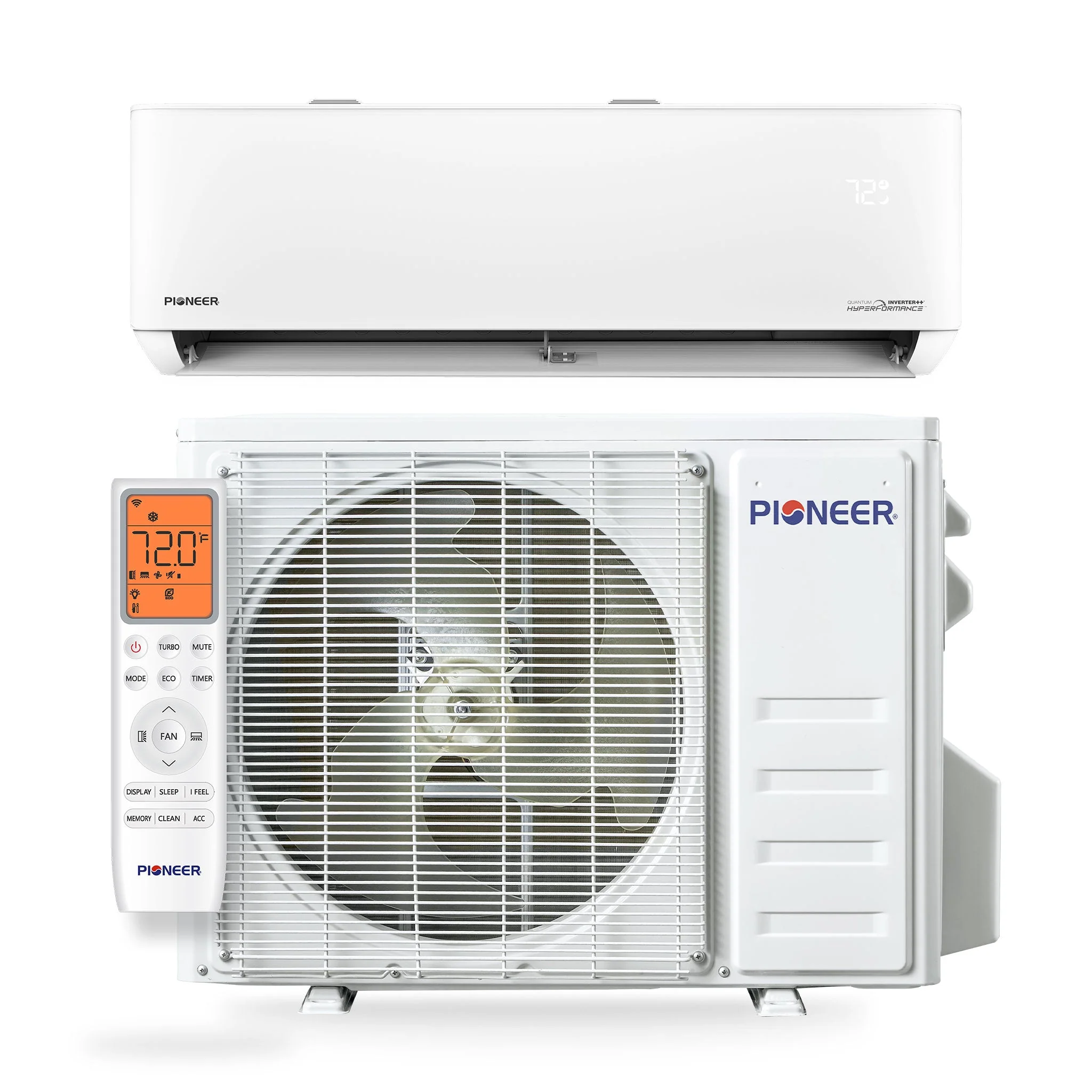 Pioneer® Quantum Hyperformance™ 24,000 BTU 22.5 SEER2 230V High-Wall Ductless Energy-Star Mini-Split Air Conditioner Inverter Hyper Heat Pump Full Set - Image 5