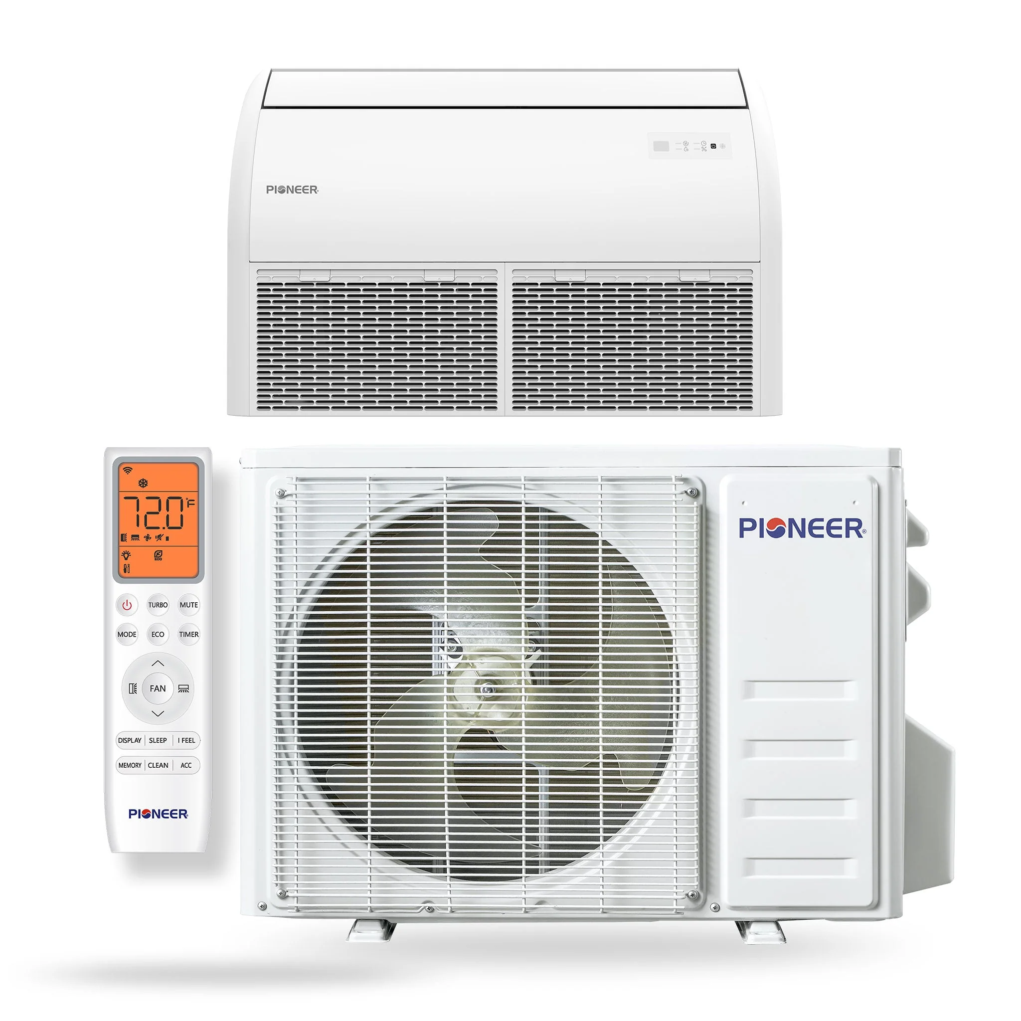 Pioneer® Quantum Ultra™ 22,200 BTU 20 SEER2 230V Floor/Ceiling/Low-Wall Ductless Mini-Split Air Conditioner Inverter Heat Pump Full Set - Image 5