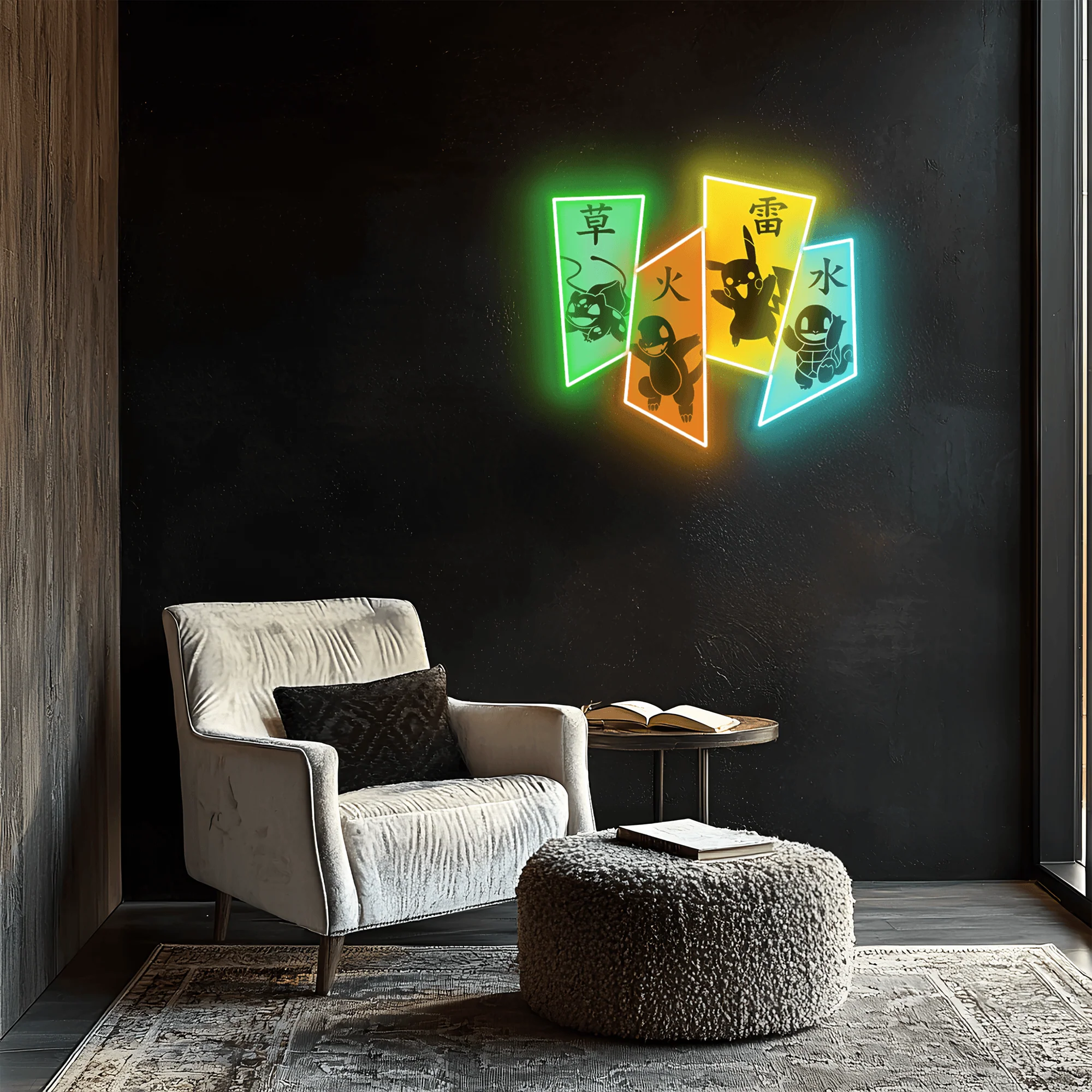 Pokemon Neon Sign, Uv Print Neon Art, Pika Uv Print Neon Sign, Neon Wall Art - Image 5