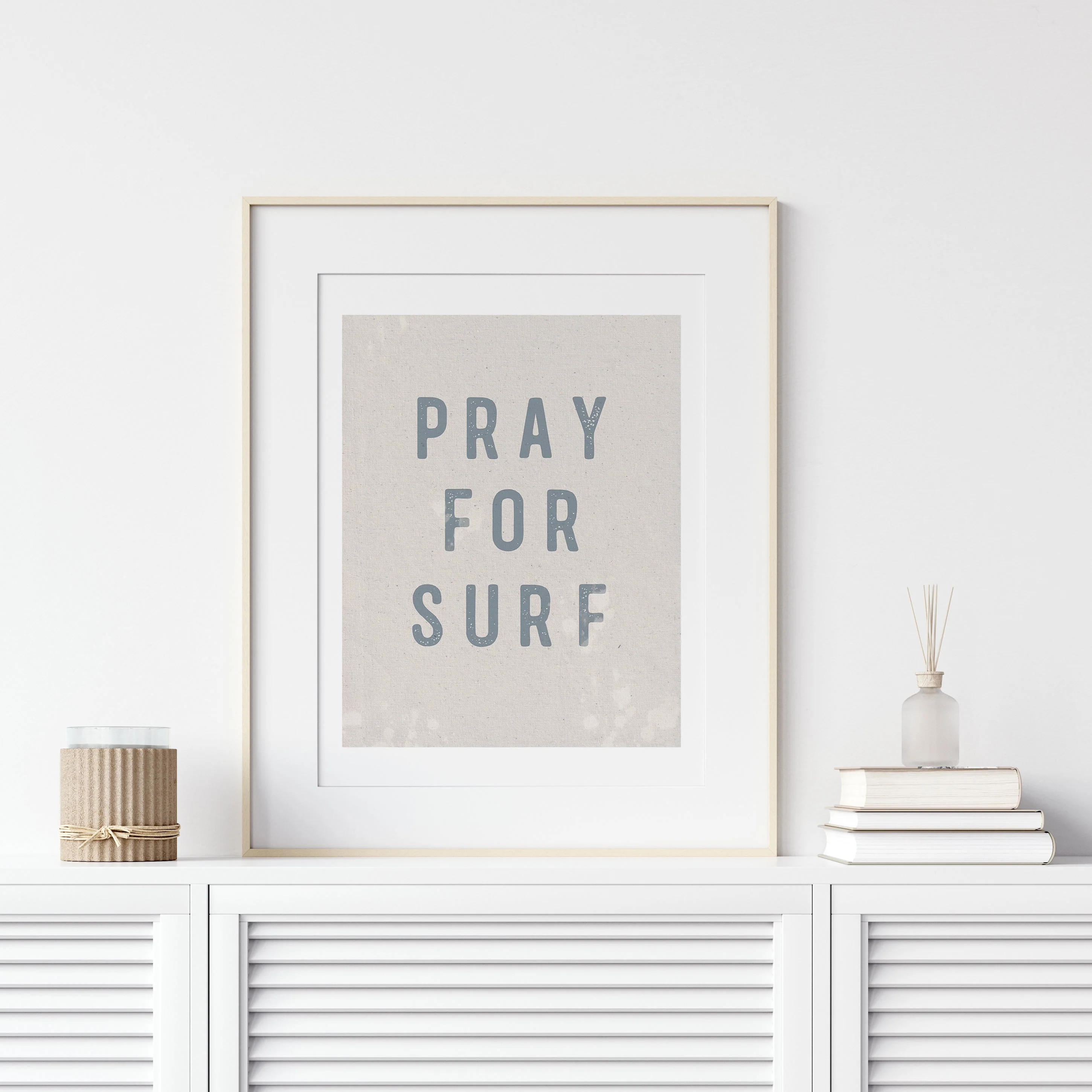 Pray For Surf Wall Art Print - Image 4