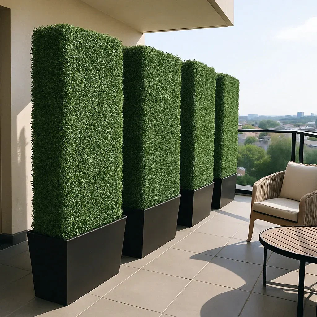 Premium Artificial Boxwood Hedge 7.5FT | UV Resistant & Easy Assembly - Image 4