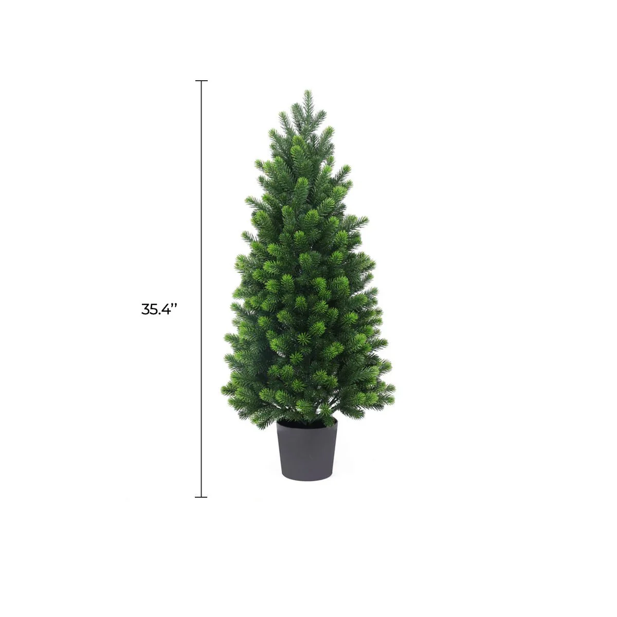 Premium Artificial Cypress Pine Tree (35.4") UV Resistant - Image 2