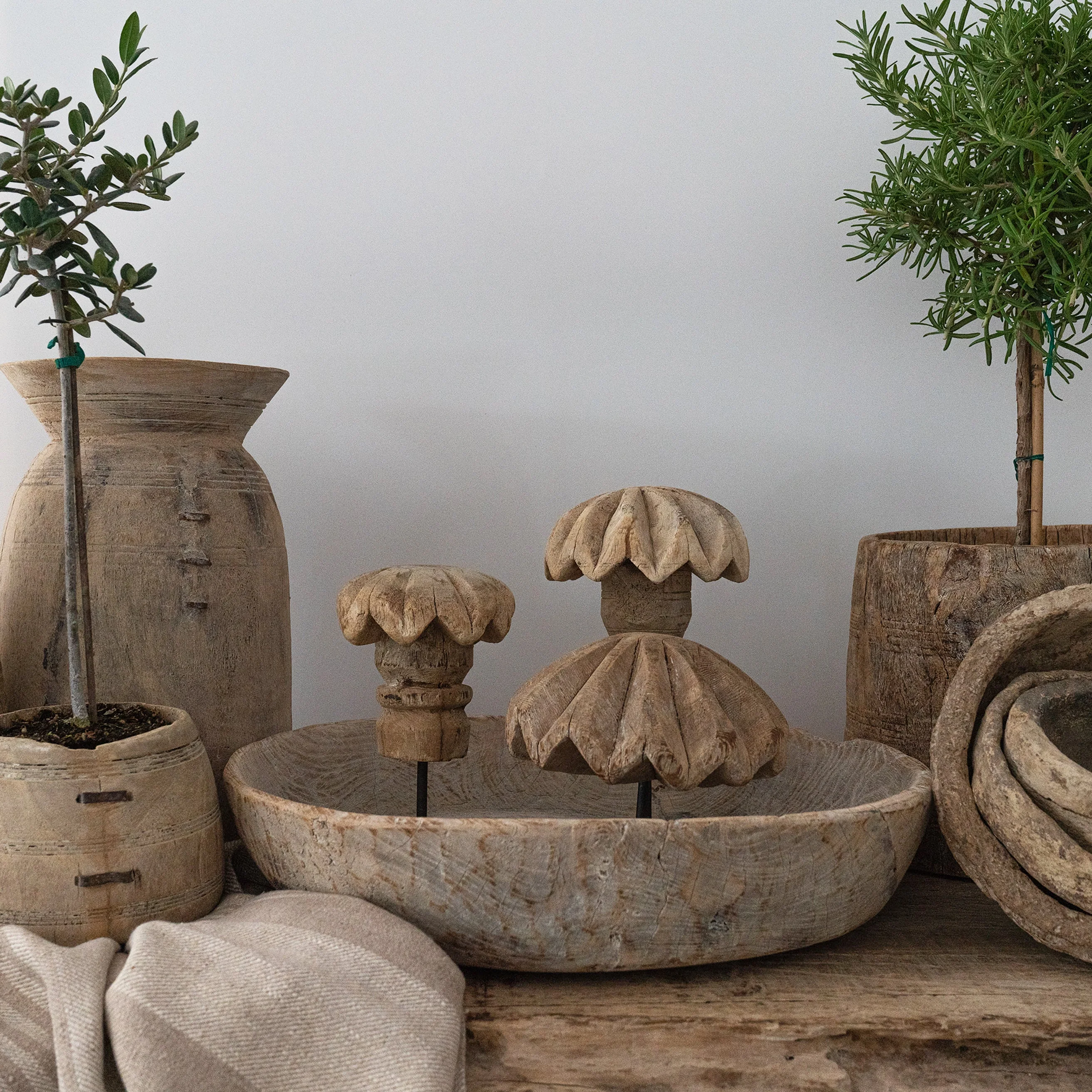 Primitive Butter Churns Set of 3 - Image 4