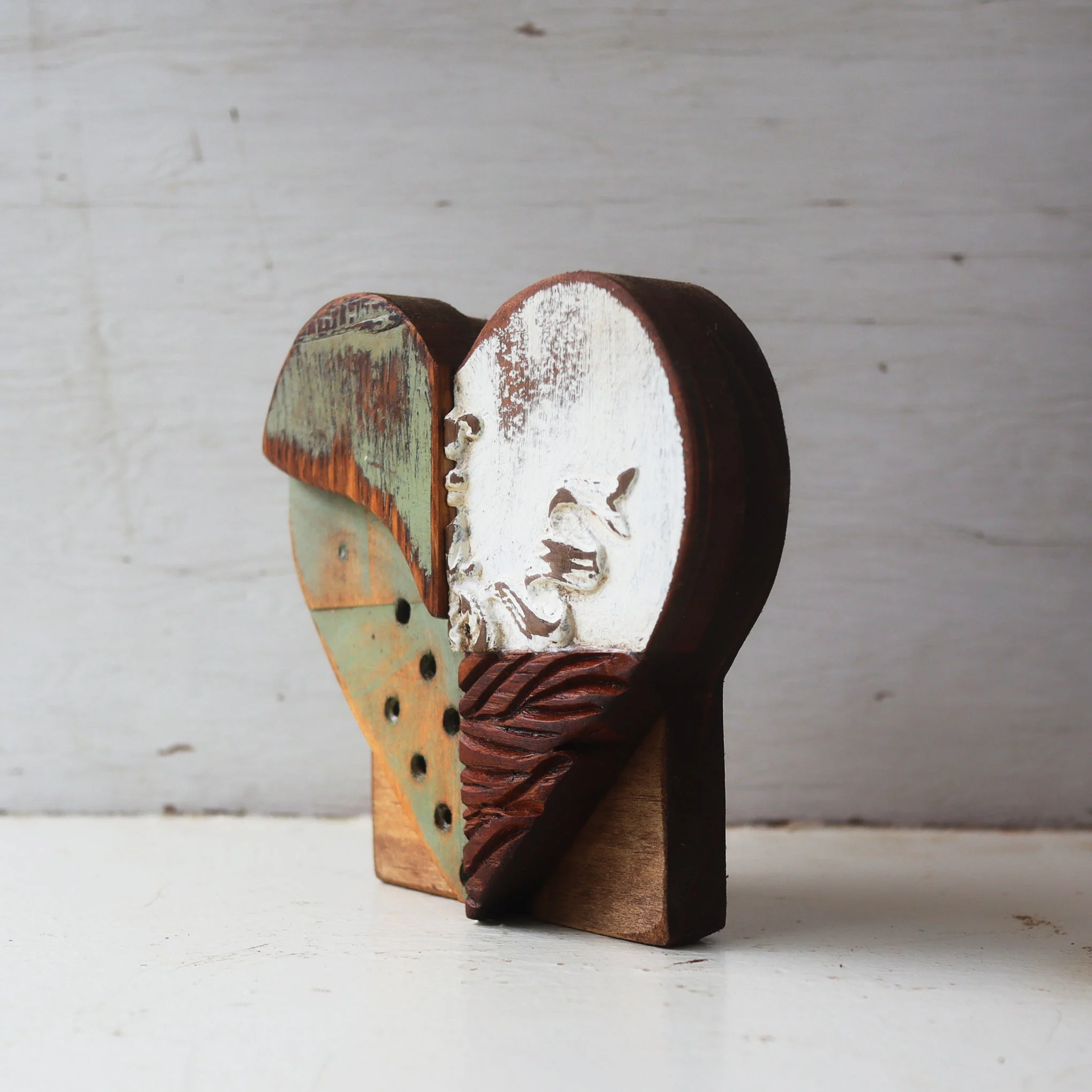 Reclaimed Wooden Heart Emojis - Image 20