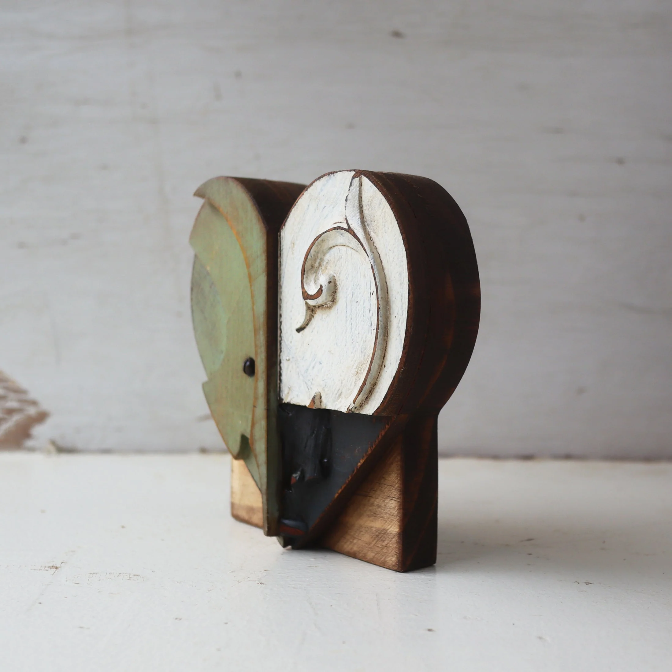 Reclaimed Wooden Heart Emojis - Image 24