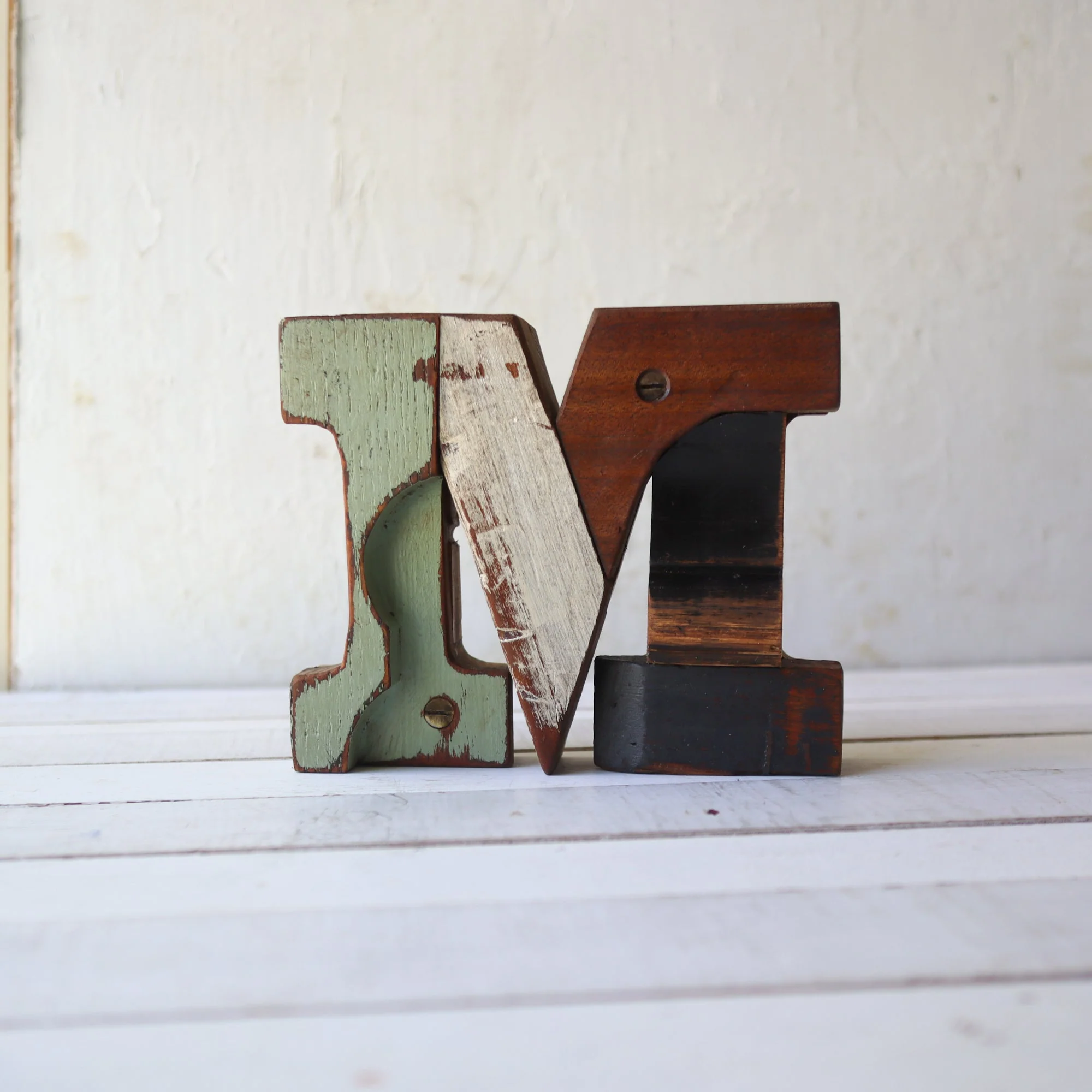 Reclaimed Wooden Letters - Image 44
