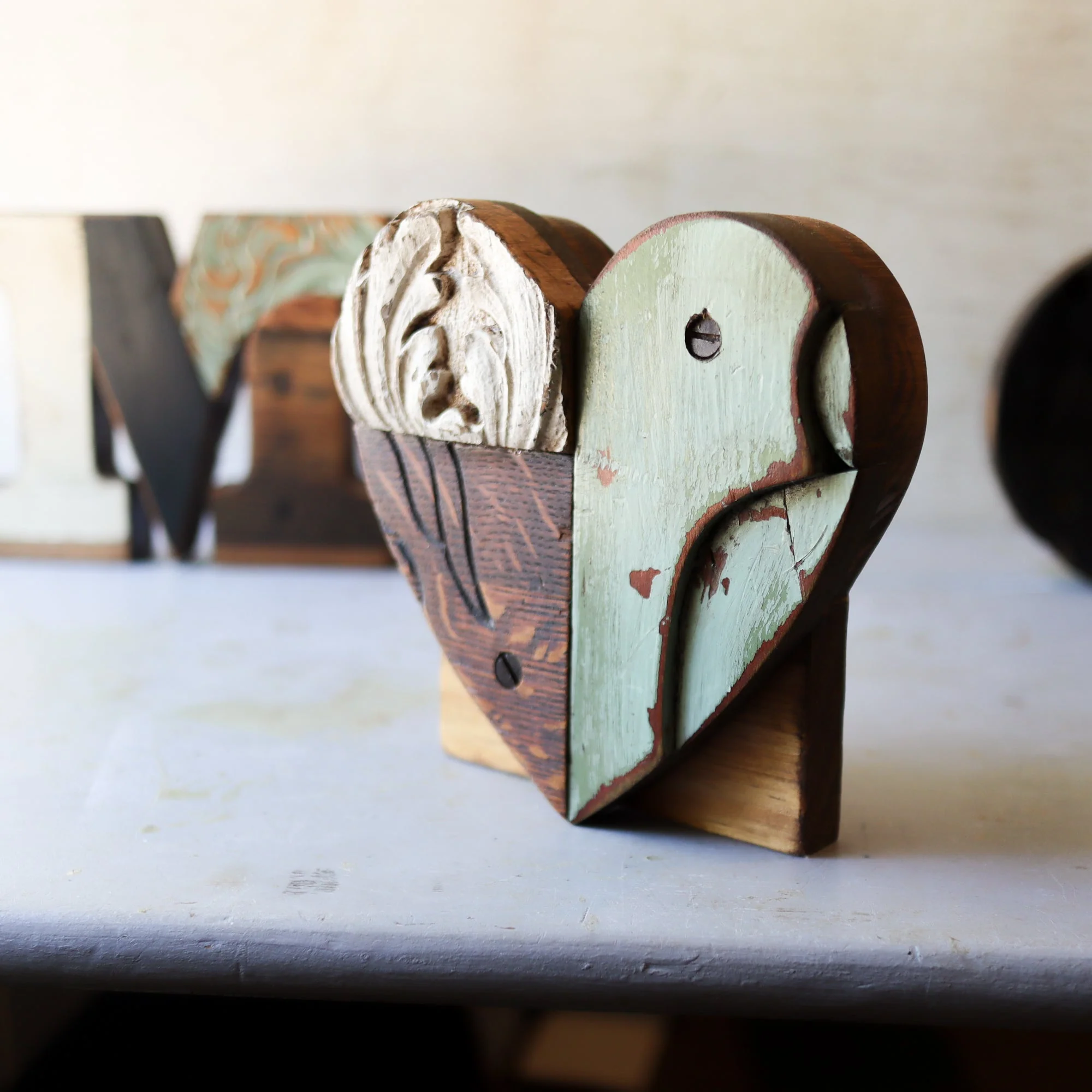 Reclaimed Wooden Letters - Image 46