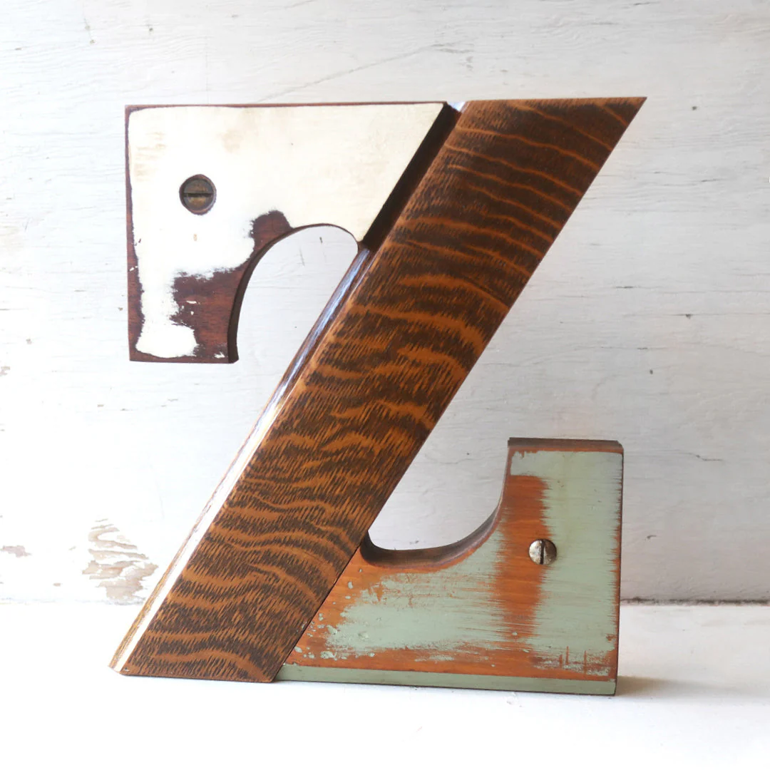 Reclaimed Wooden Letters - Image 47