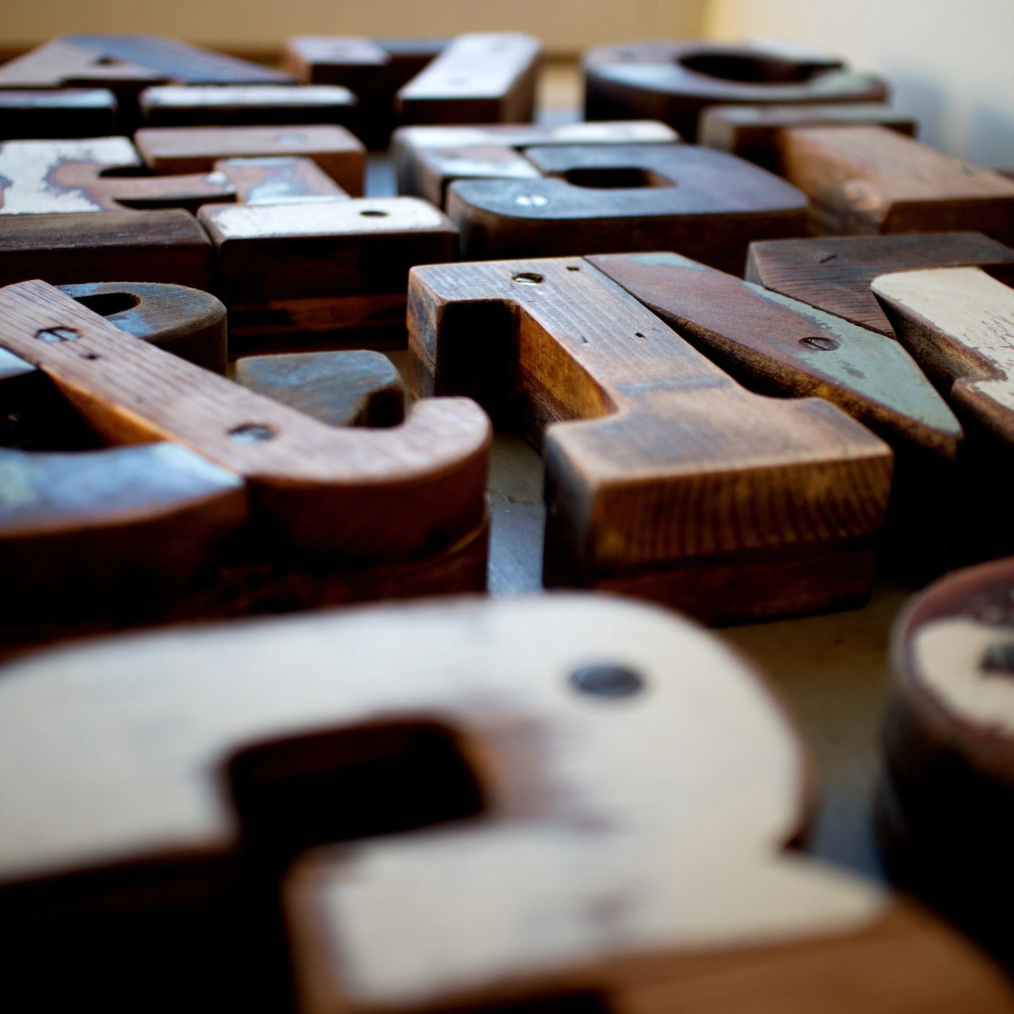 Reclaimed Wooden Letters - Image 52