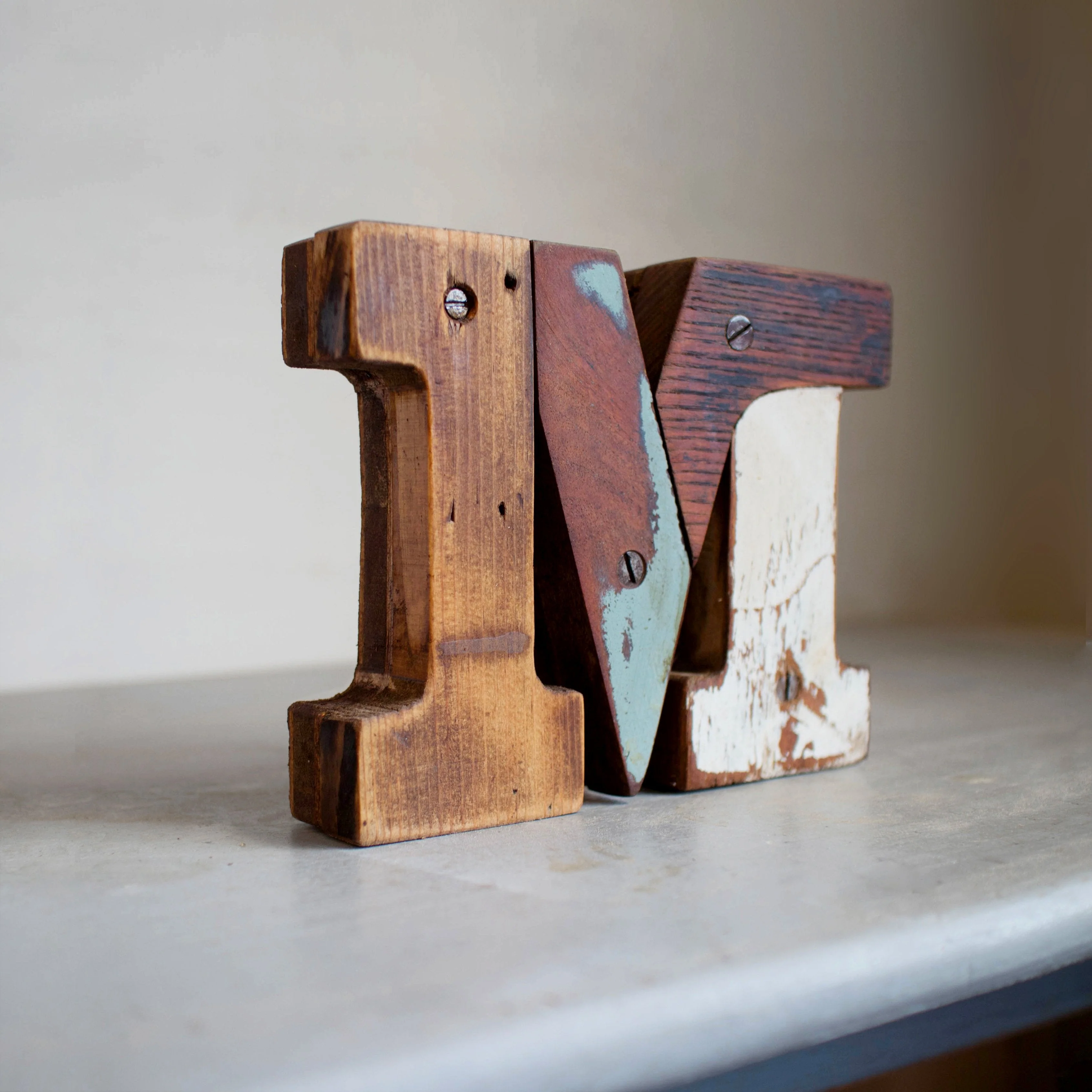 Reclaimed Wooden Letters - Image 53