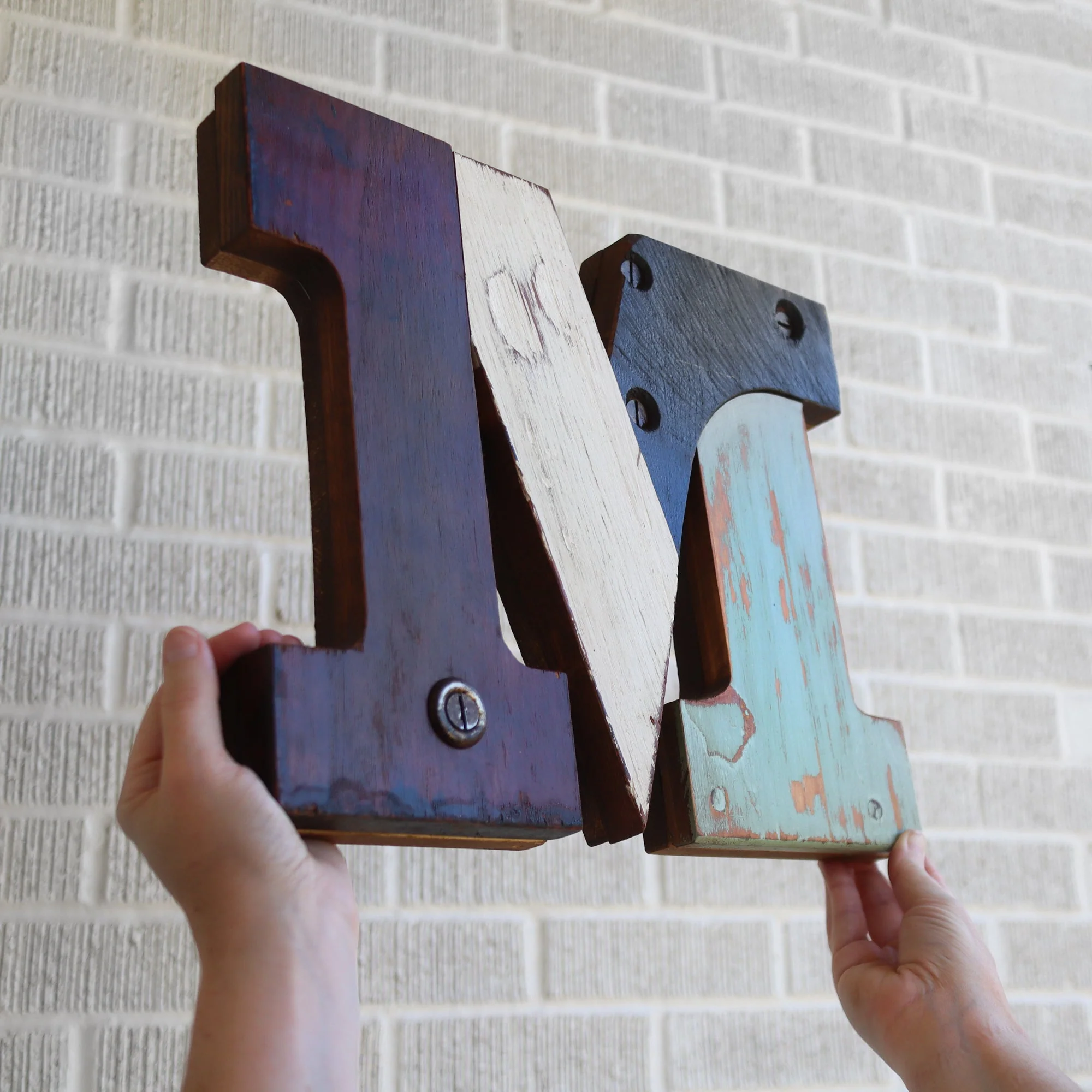 Reclaimed Wooden Letters - Image 54
