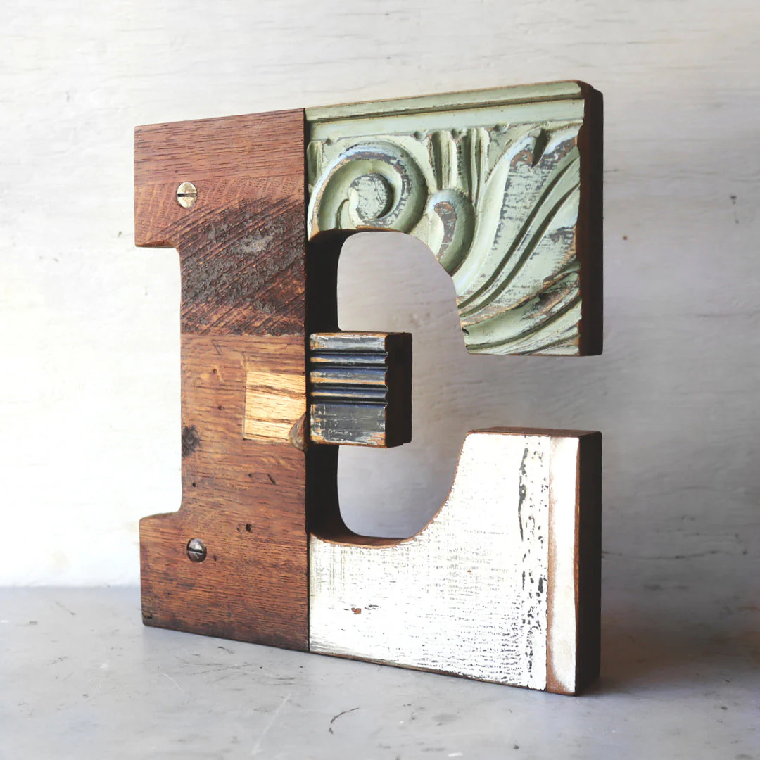 Reclaimed Wooden Letters - Image 59