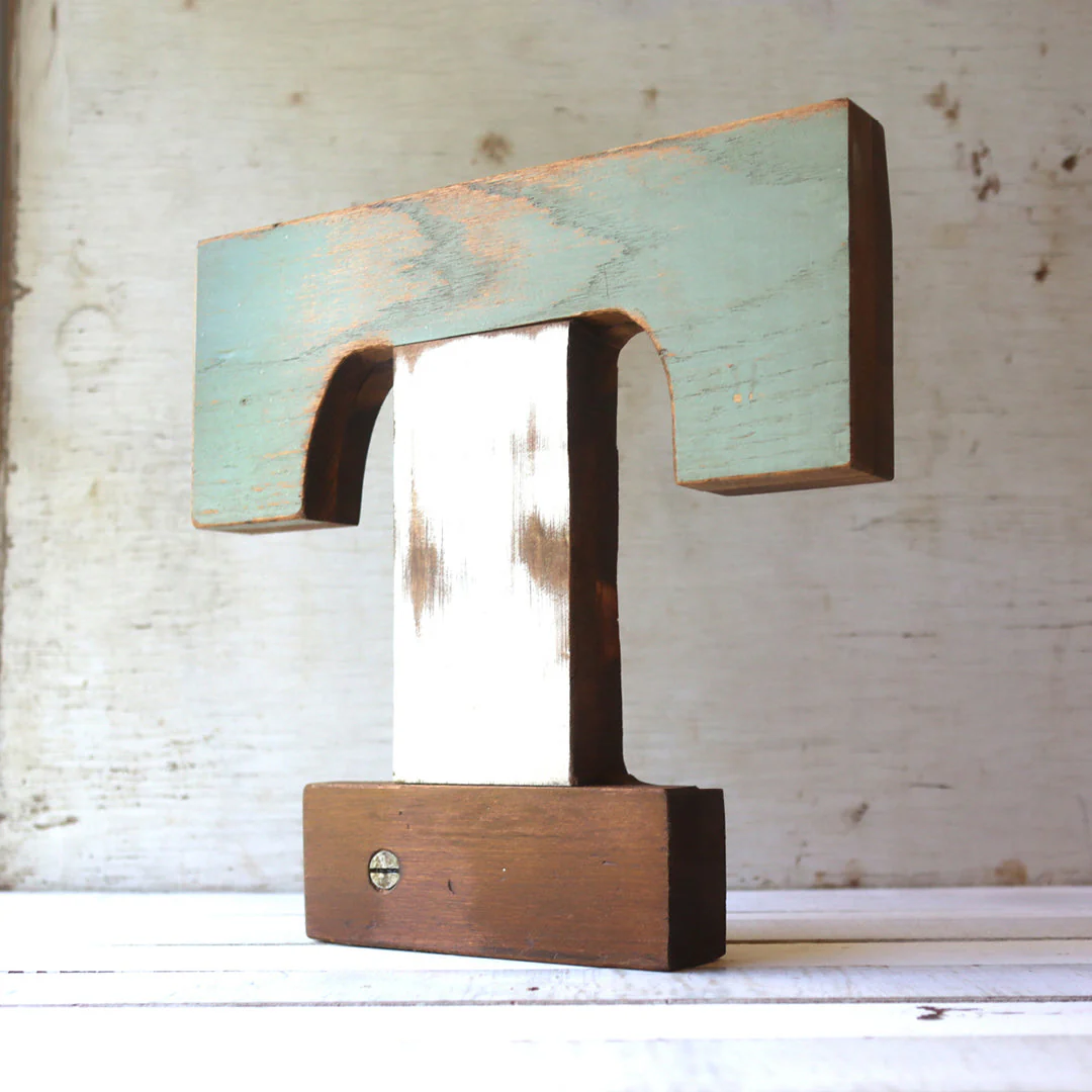 Reclaimed Wooden Letters - Image 63