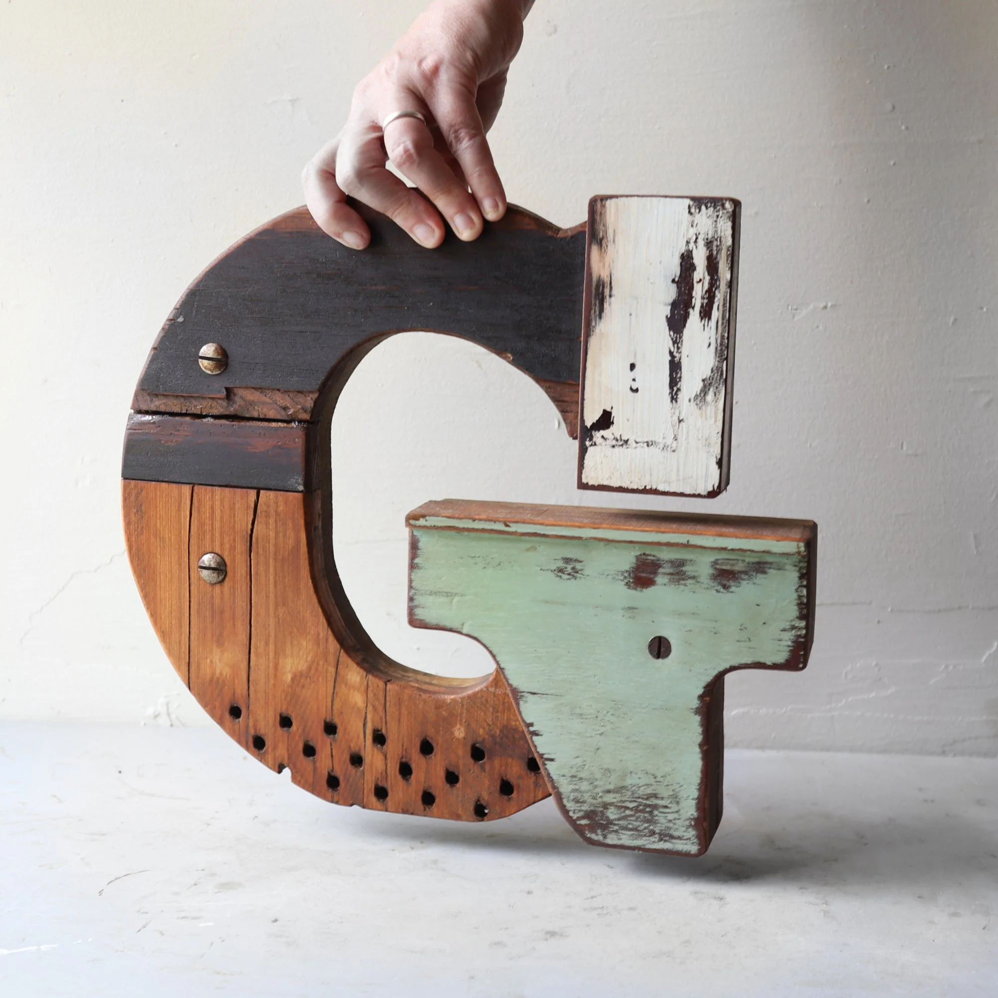 Reclaimed Wooden Letters - Image 7