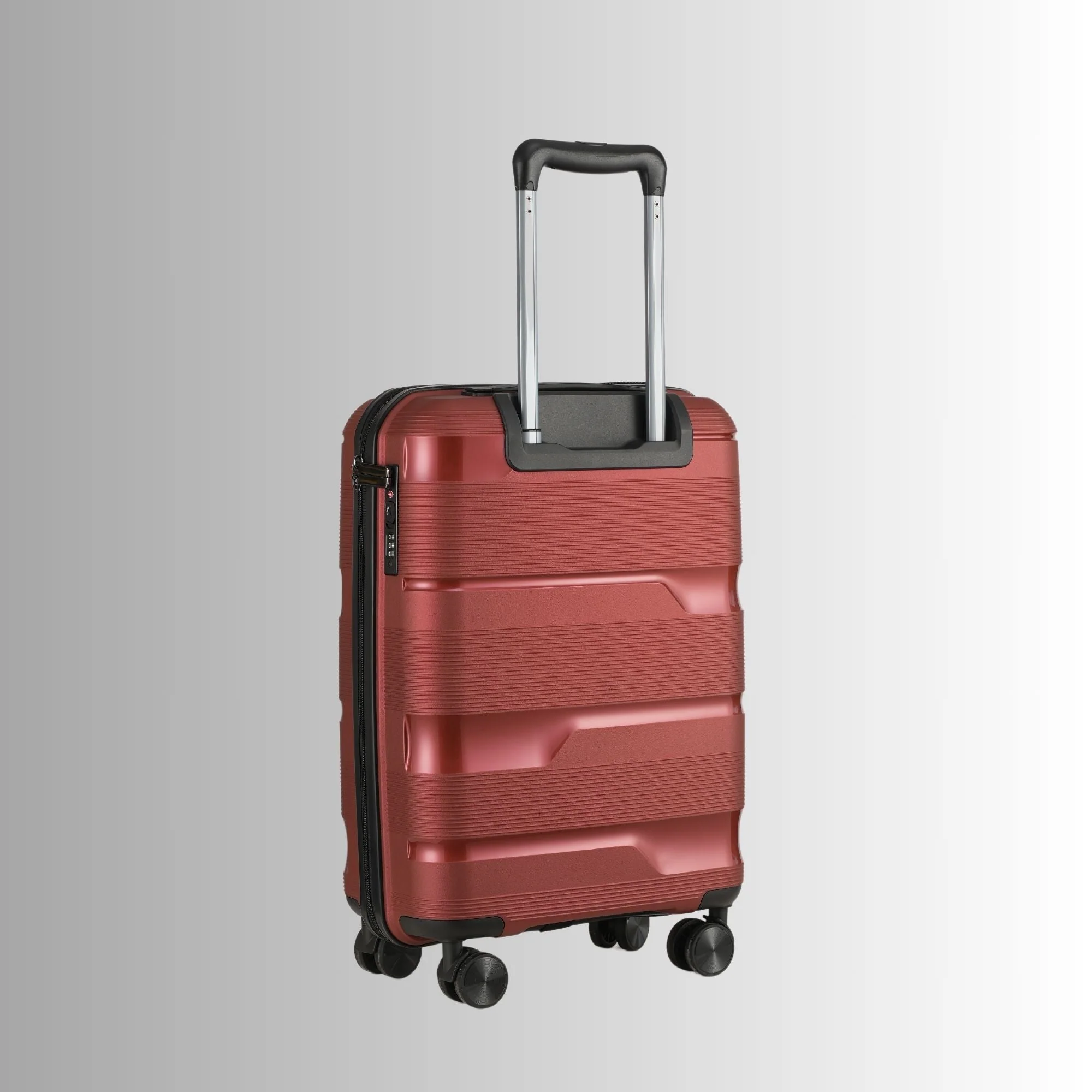 Red Hardcase Roller Luggage Set (28', 24' and 20') - Image 5