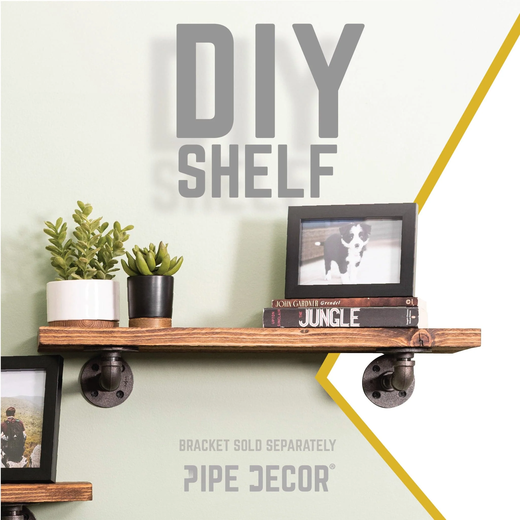 RESTORE Autumn Brown 24 in. Wood Shelf (Wood Only) - Image 6